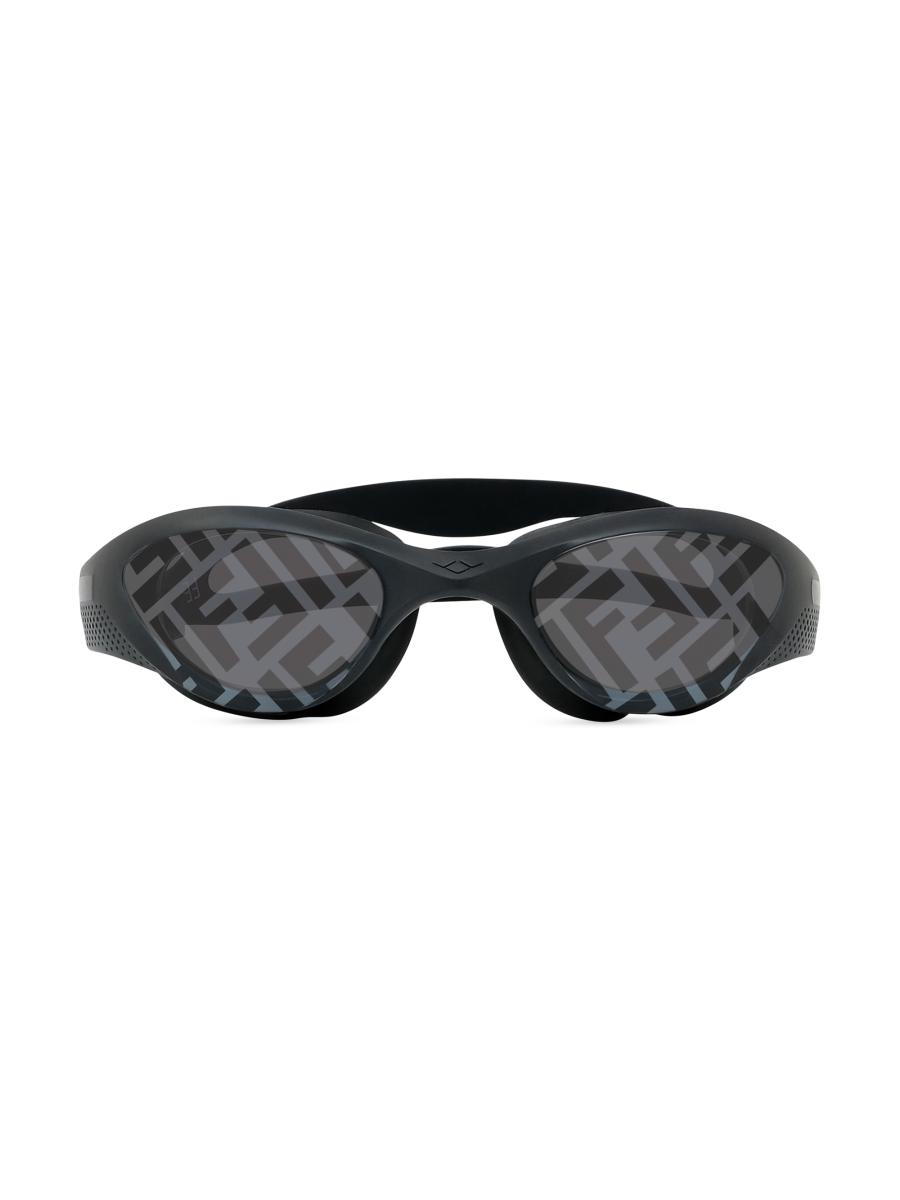 Fendi FF Logo Print Cap & Swim Goggles 2-Piece Set | Saks Fifth Avenue