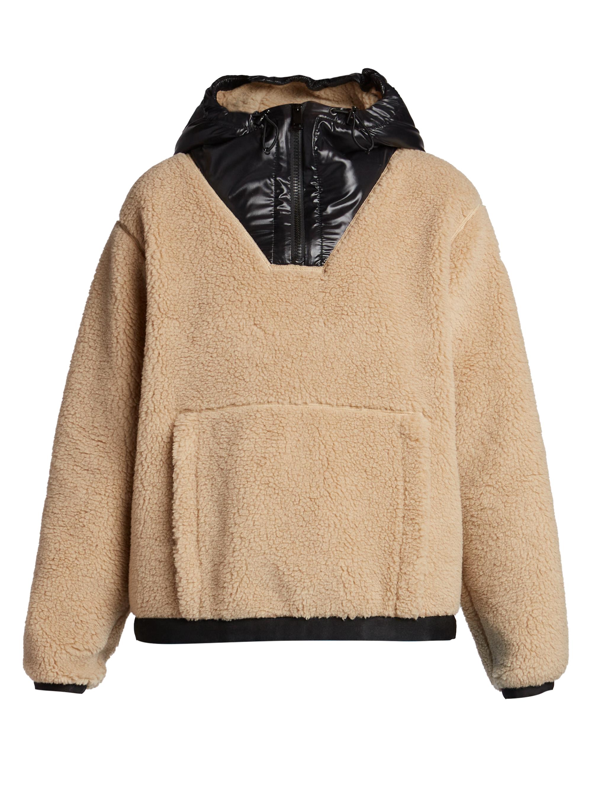 Moncler Mainline Fleece Quarter-Zip Sweater | Saks Fifth Avenue