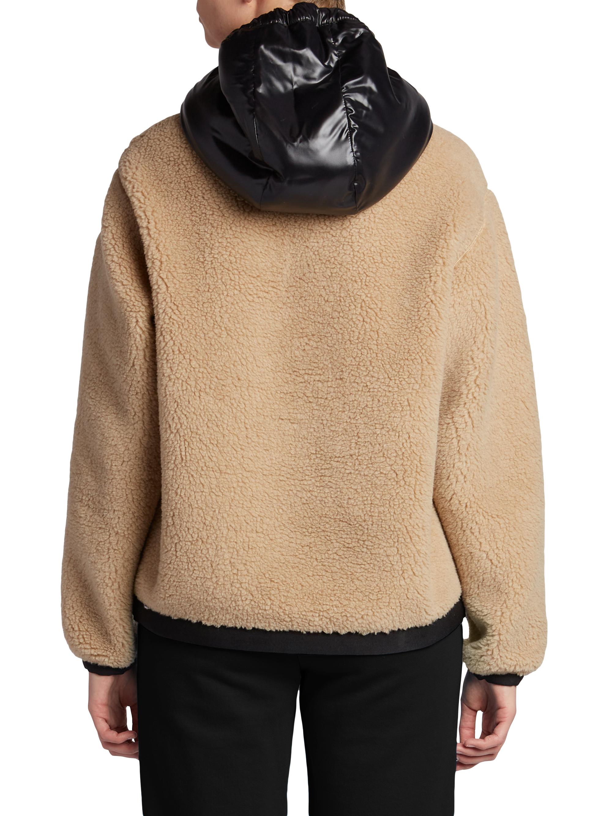 Moncler Mainline Fleece Quarter-Zip Sweater | Saks Fifth Avenue