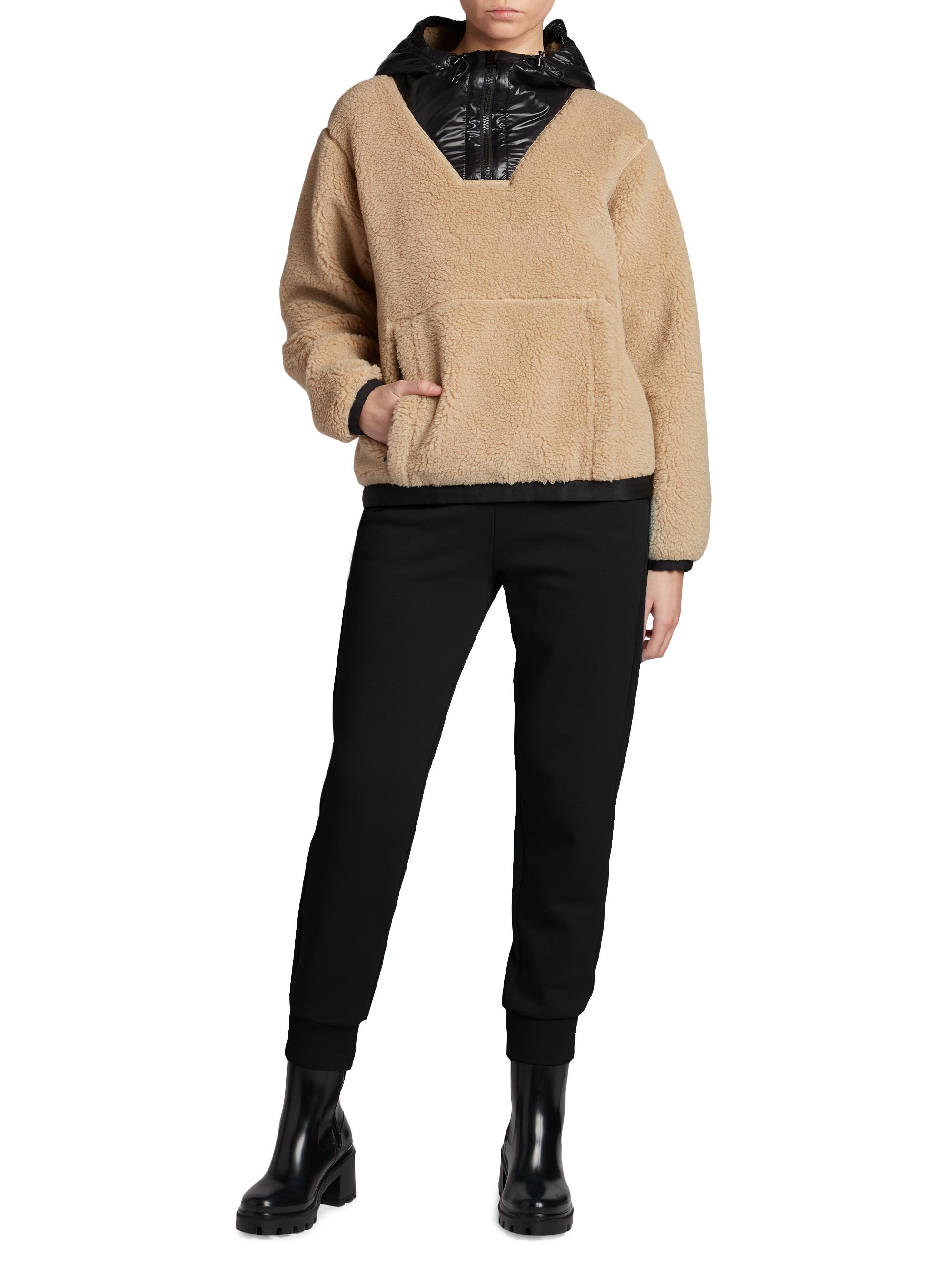 Moncler Mainline Fleece Quarter-Zip Sweater | Saks Fifth Avenue