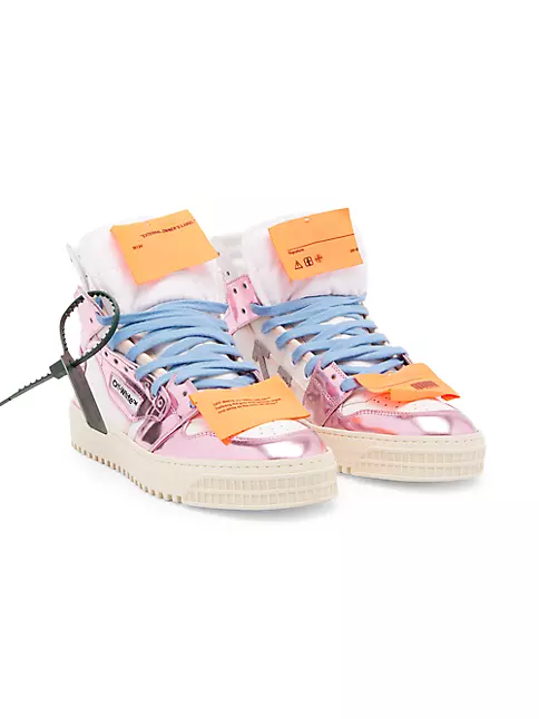Off White Cup Sole 3.0 Off Court Leather Sneakers Virgil Abloh Size 36