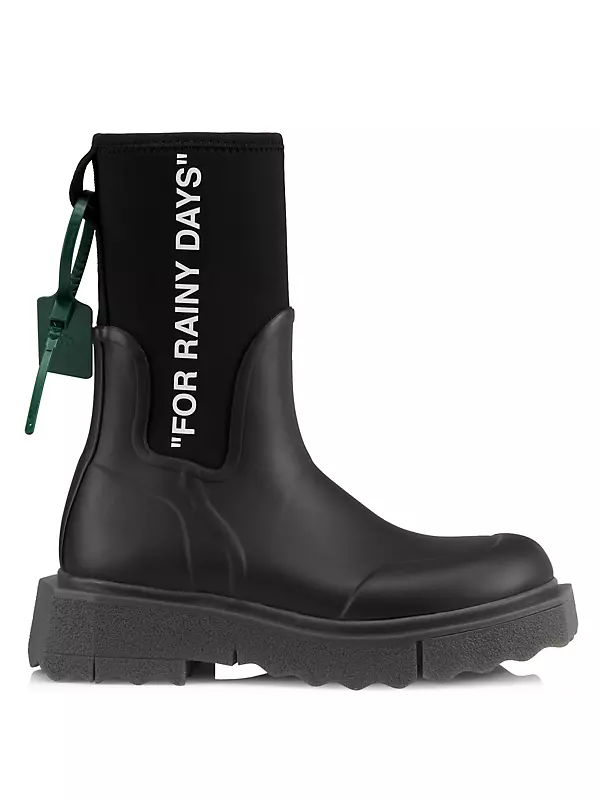 Shop Off-White Sponge Rubber Rain Boots