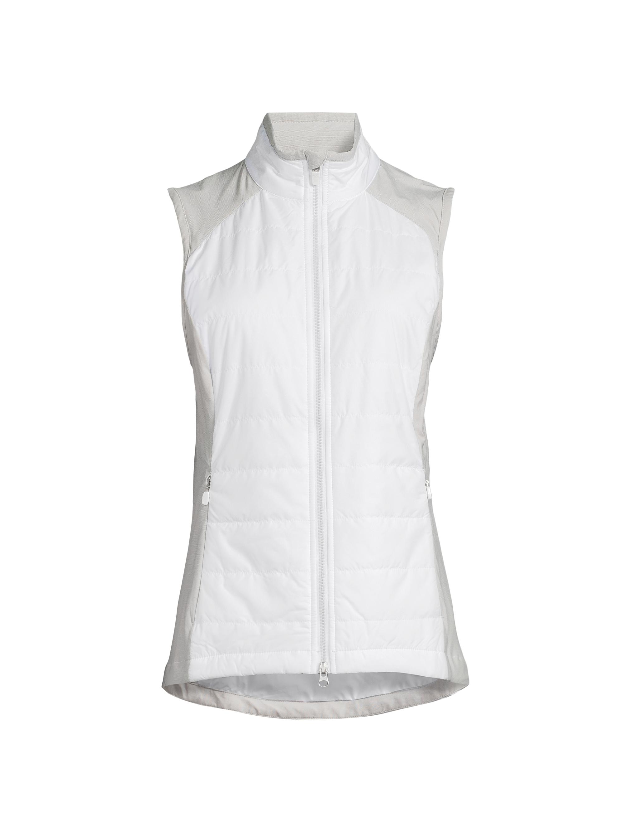 Zero Restriction Women's Tess Full-Zip Vest - White