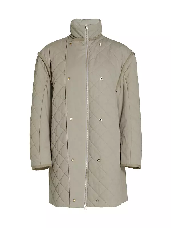 Shop MM6 Maison Margiela Padded Quilted Cotton Coat | Saks Fifth