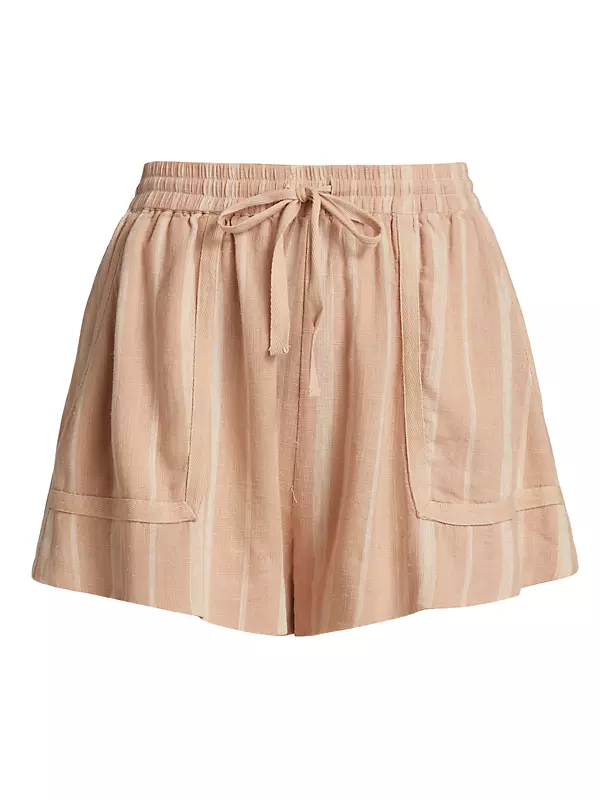 Shop Splendid Madeline Stripe Drawstring Shorts