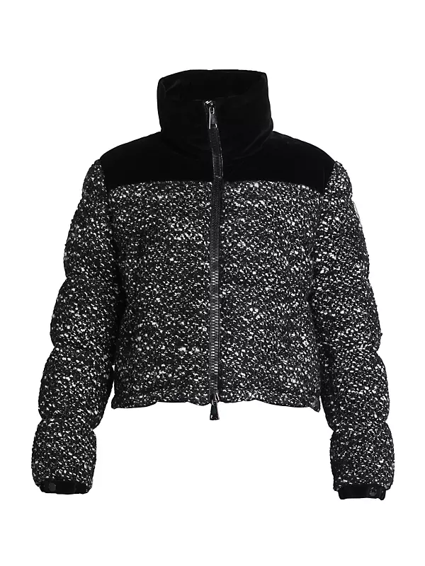 On The Way Houndstooth Puffer Jacket • Impressions Online Boutique