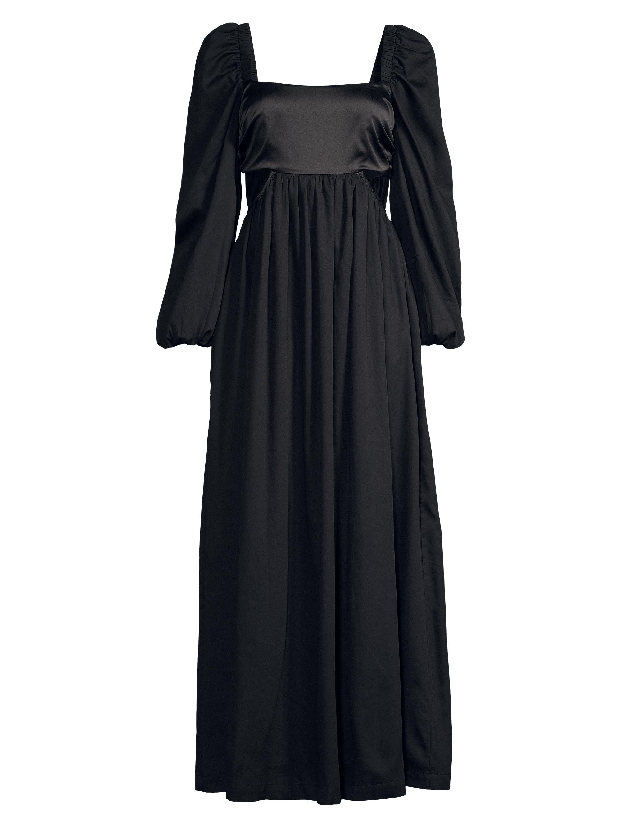 Hansen + Gretel Women's Orbison Balloon-Sleeve Maxi Dress - Black