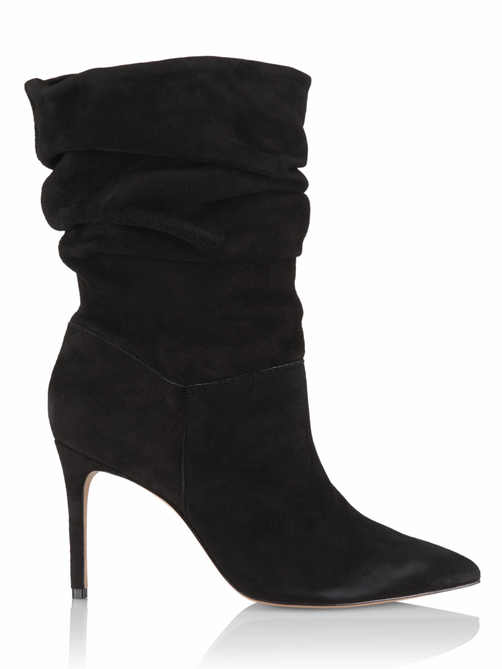 Schutz Women's Ashlee Nubuck High-Heel Boots - Black