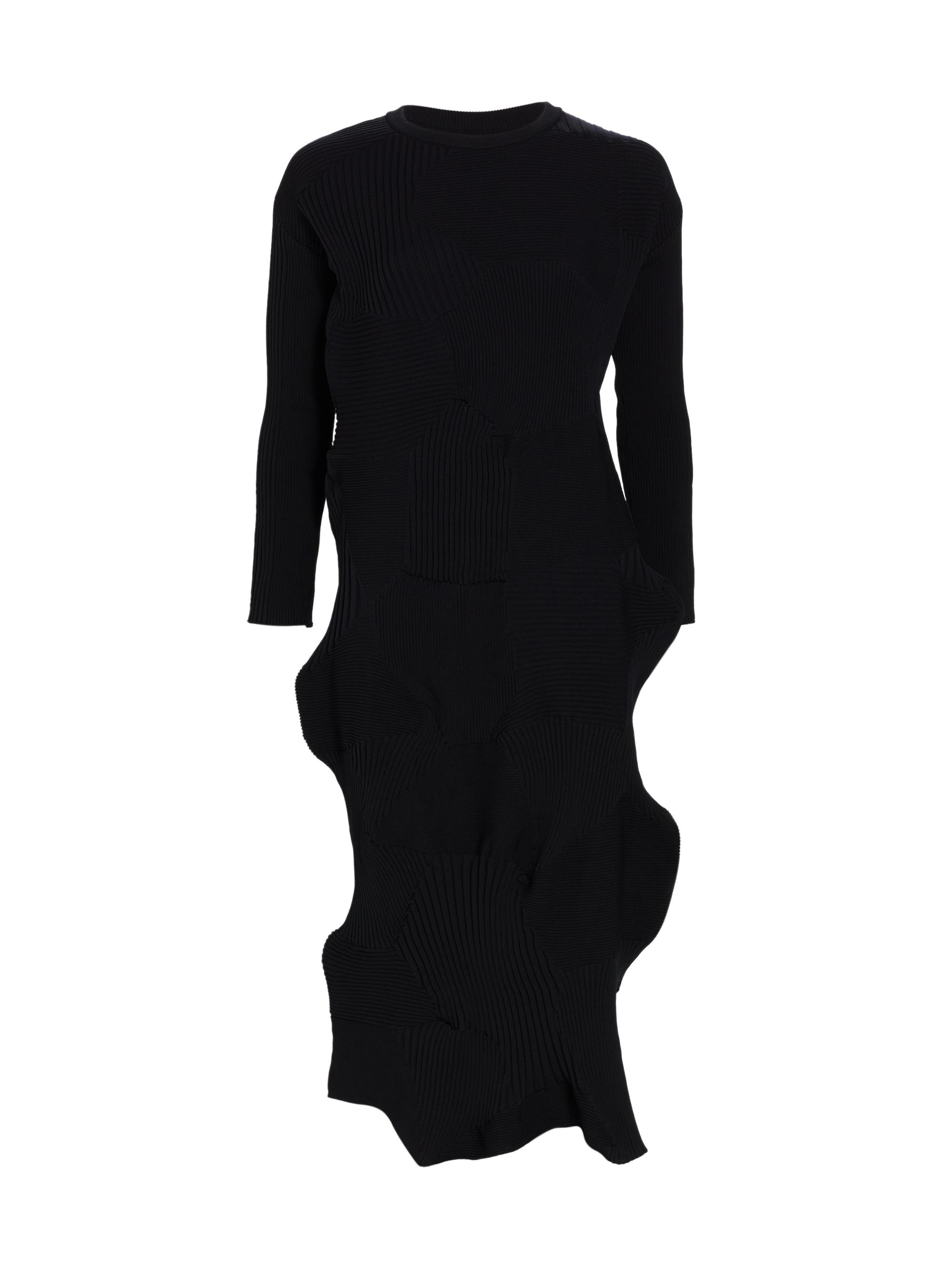 Issey Miyake Women's Kone Kone Woven Pleated Dress - Black