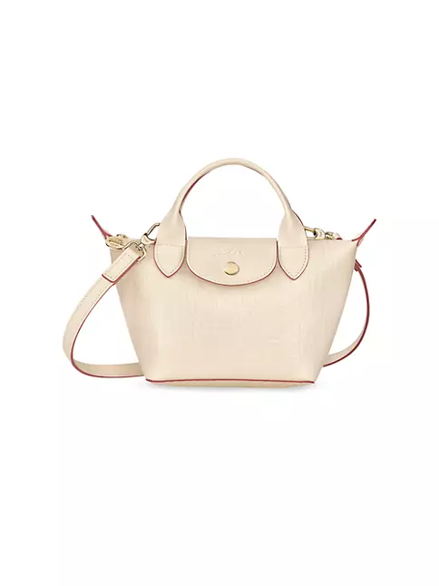 Longchamp White Le Pliage Cuir Small Leather Crossbody Bag, Best Price and  Reviews
