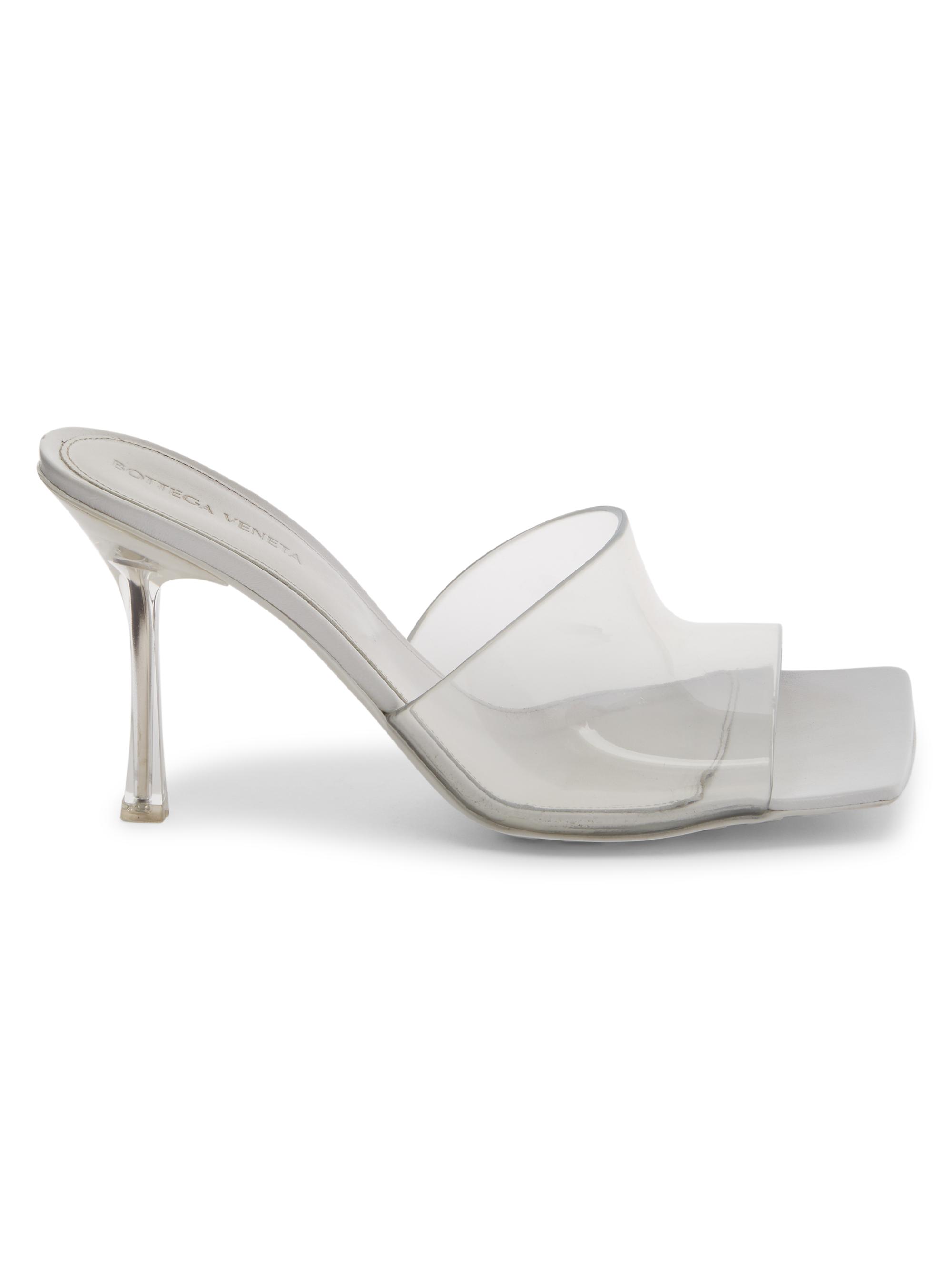 Bottega Veneta Women's Stretch Rubber Mules - Glass