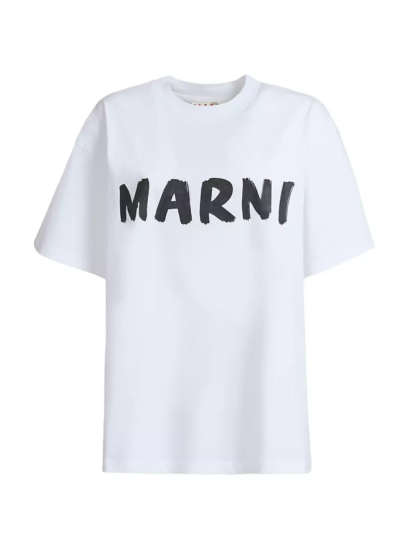 Shop Marni Logo Cotton T-Shirt | Saks Fifth Avenue