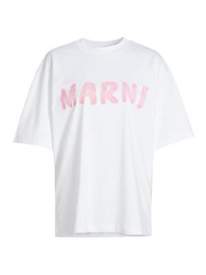 Marni Off-White Graphic Shirt