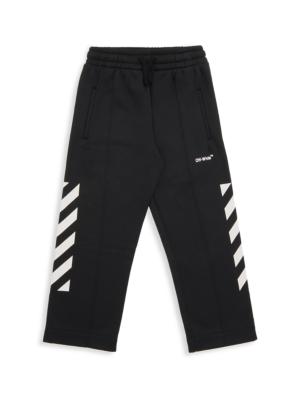 OFF-WHITE Diagonal Helvetica Shorts Black/White