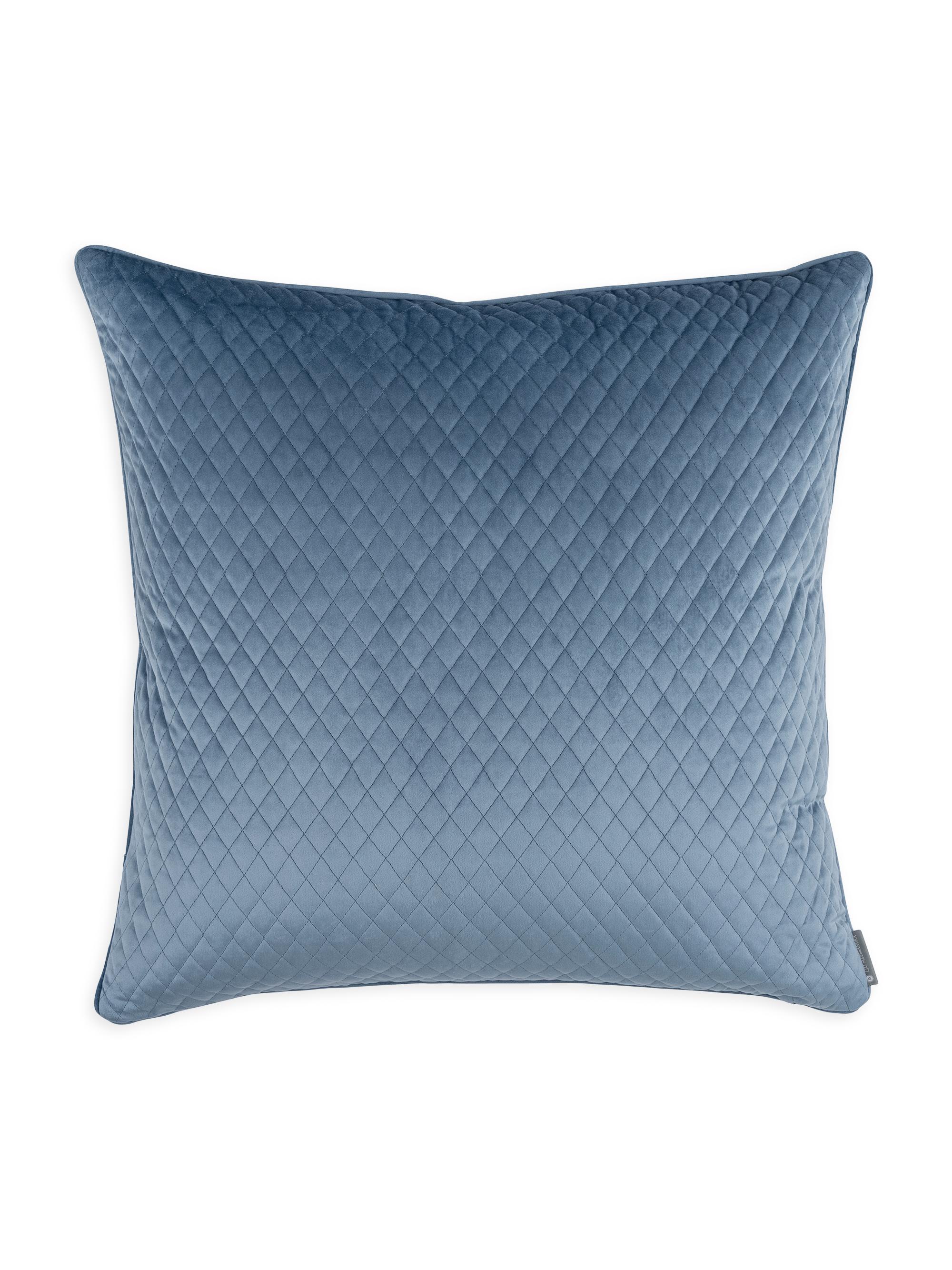 Lili Alessandra Valentina Quilted Pillow - Smokey Blue