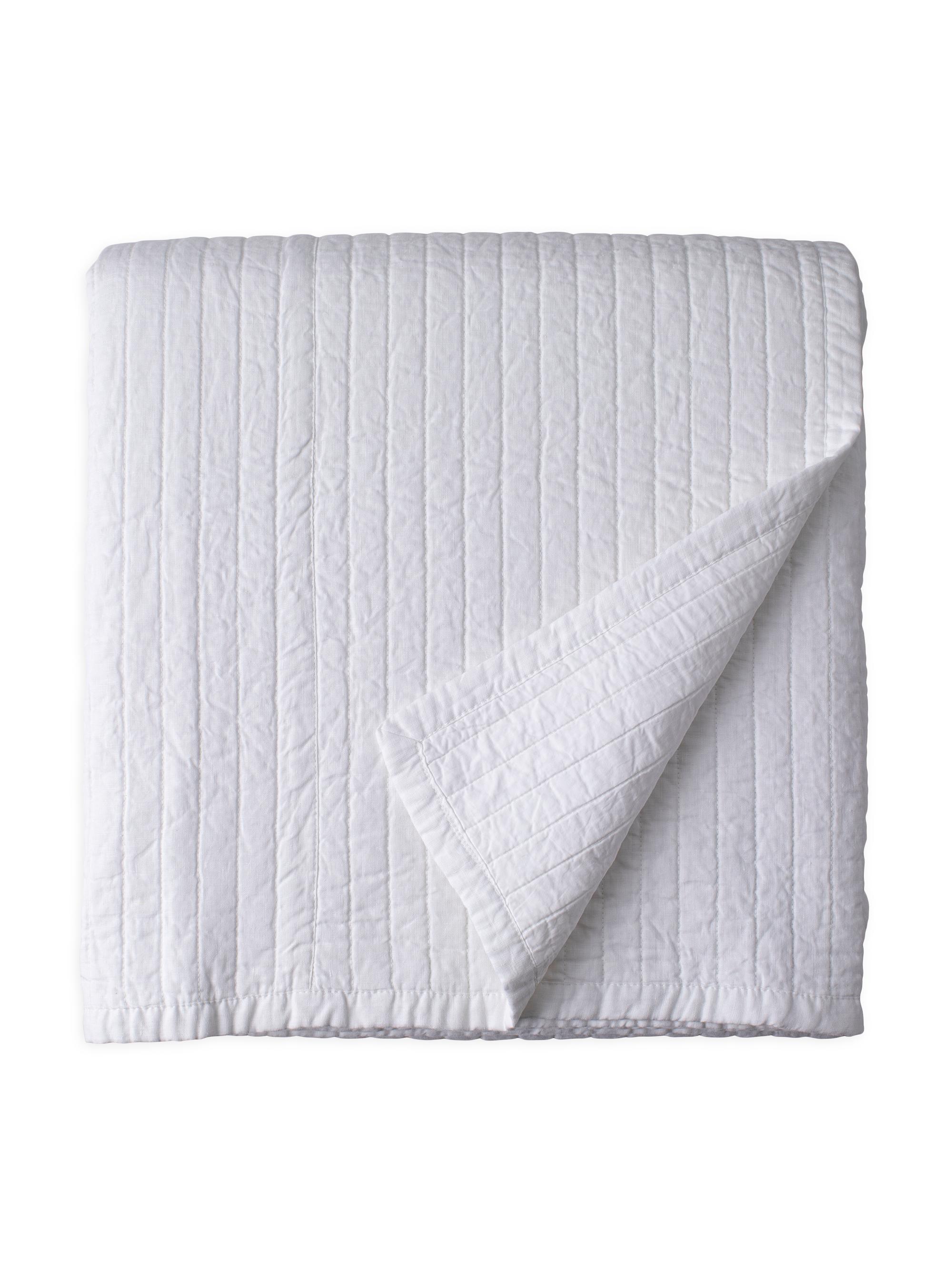 Lili Alessandra Tessa Quilted Coverlet - White Queen