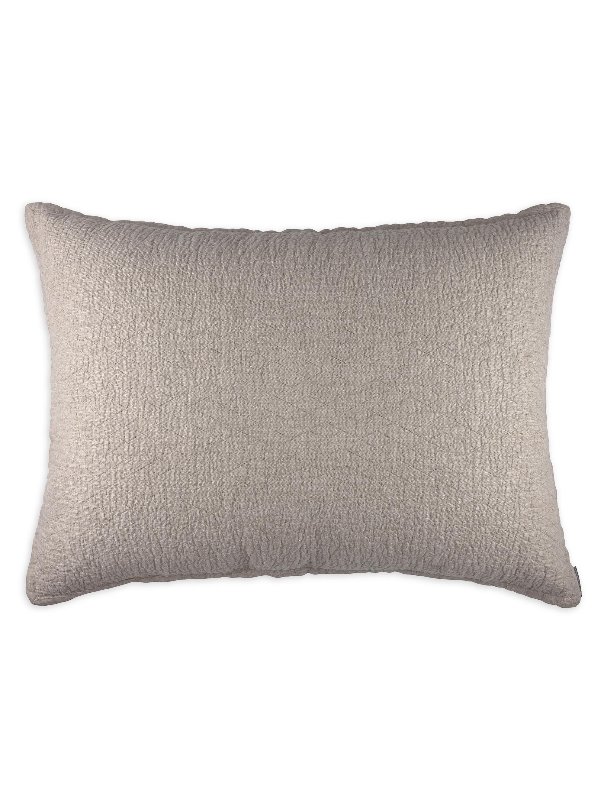 Lili Alessandra Dawn Diamond Quilted Luxe Pillow - Natural