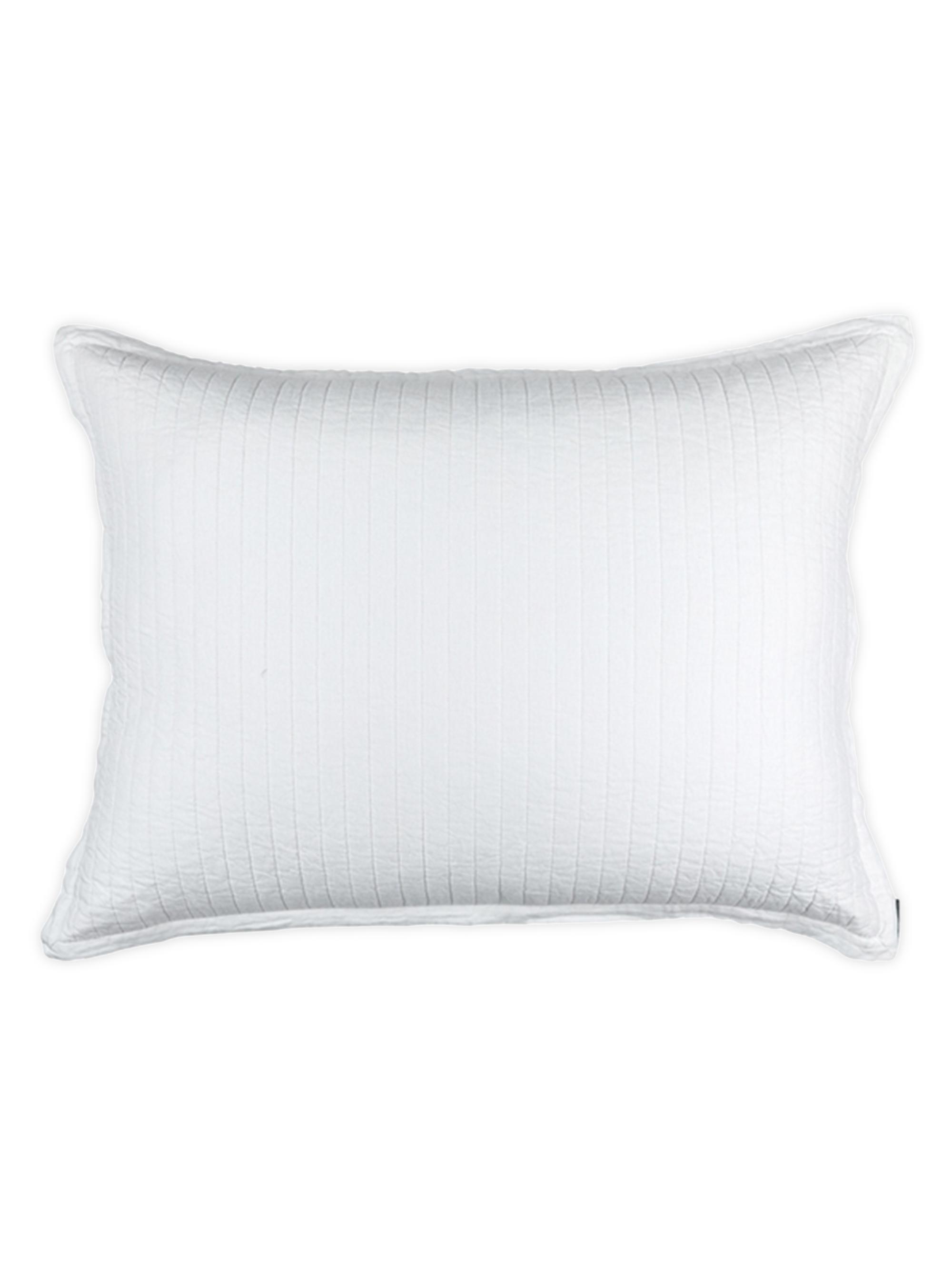 Lili Alessandra Tessa Quilted Pillowcase & Insert - White European