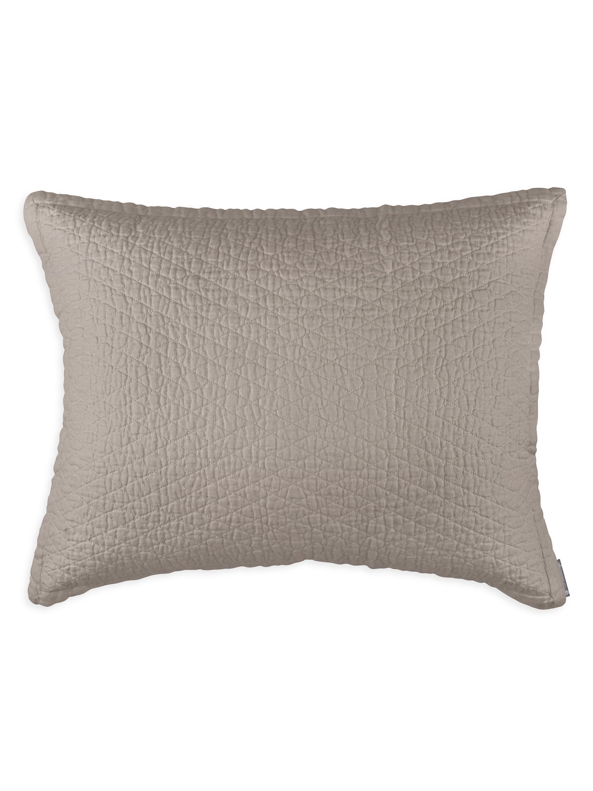 Lili Alessandra Dawn Diamond Quilted Pillow - Natural King