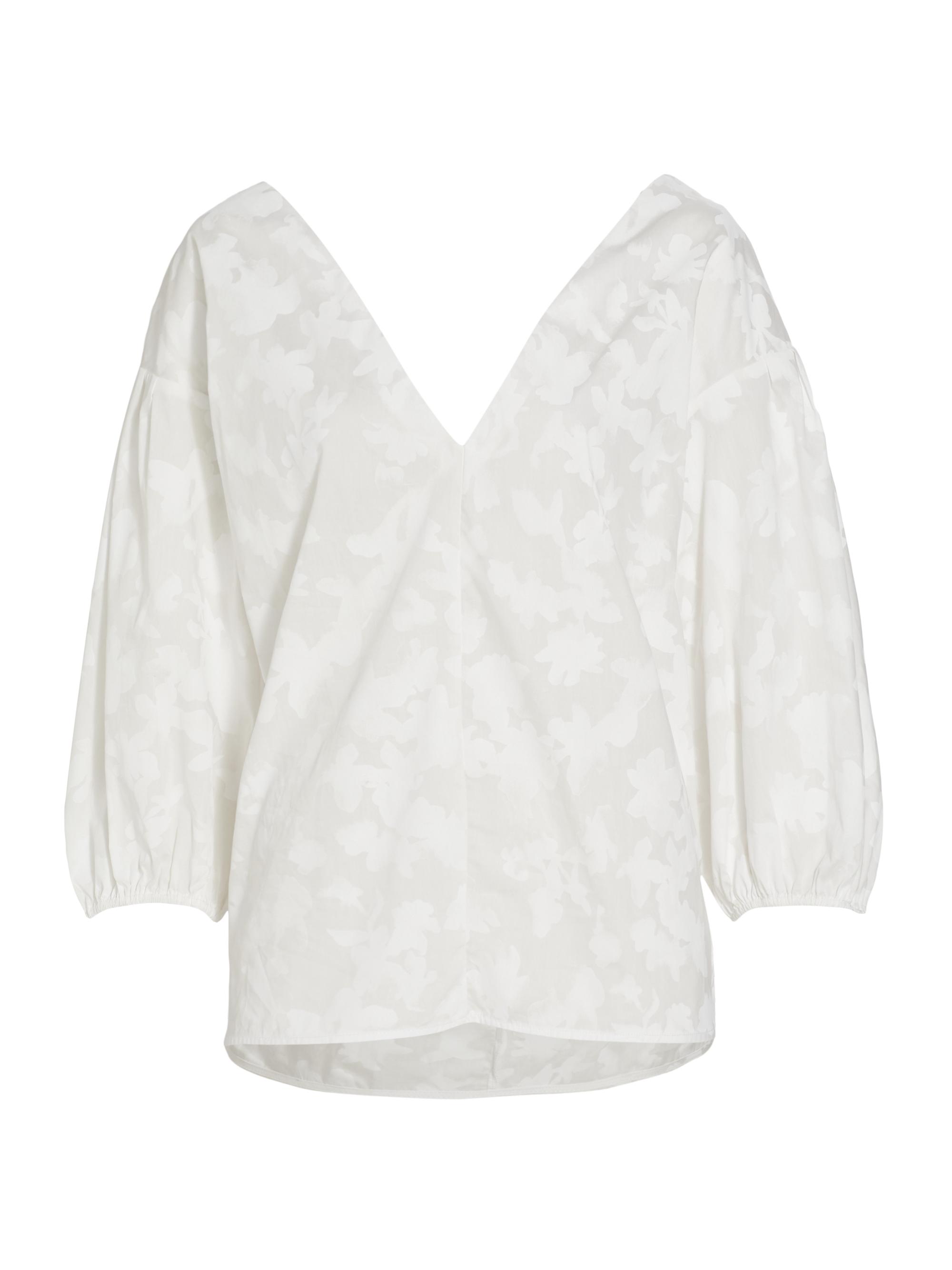 Michelle Smith Women's MICHELLE SMITH x Saks Amalfi Three-Quarter Sleeve Top - White
