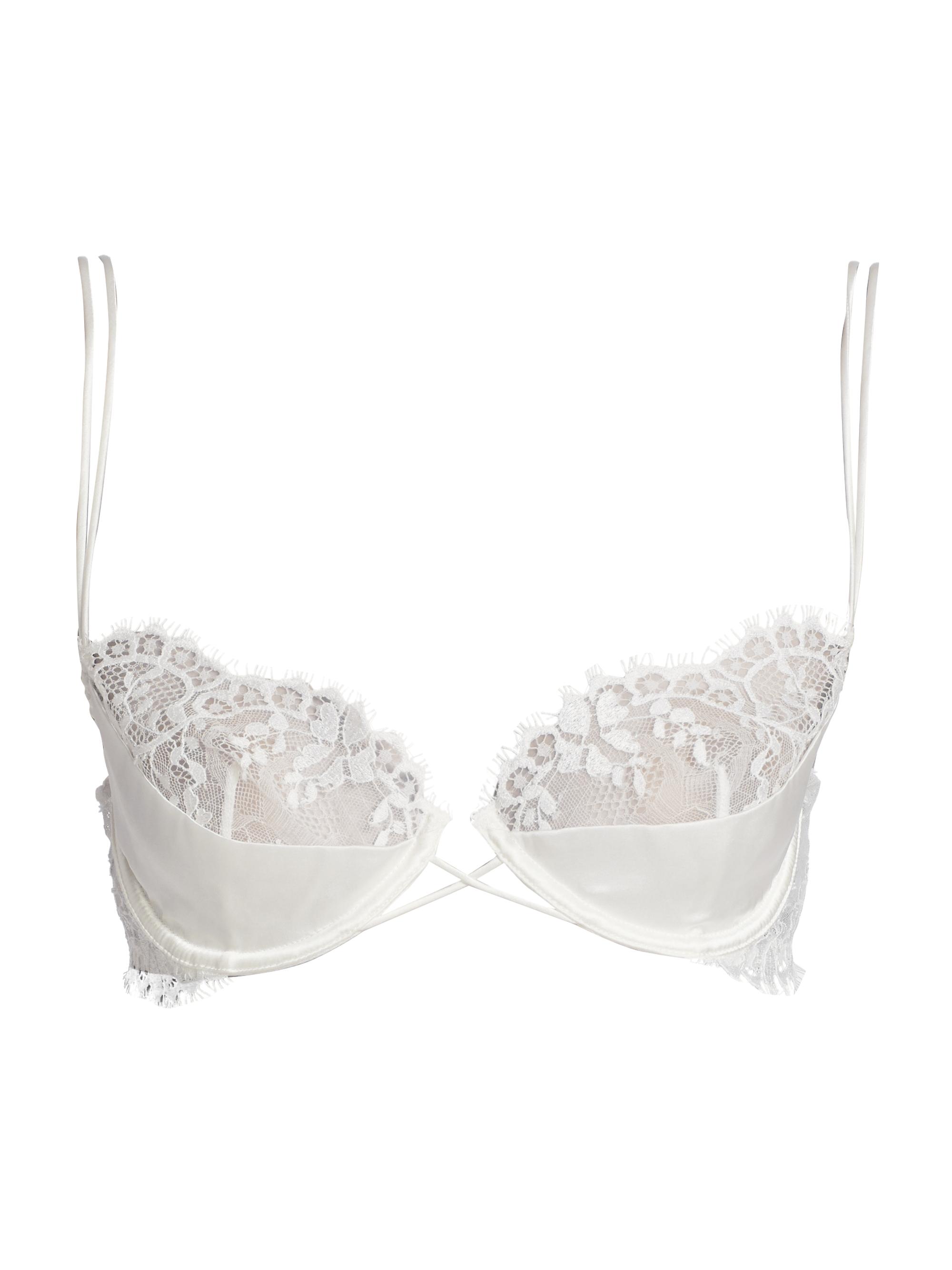 La Perla Women's Lace Balconette Bra - Off White