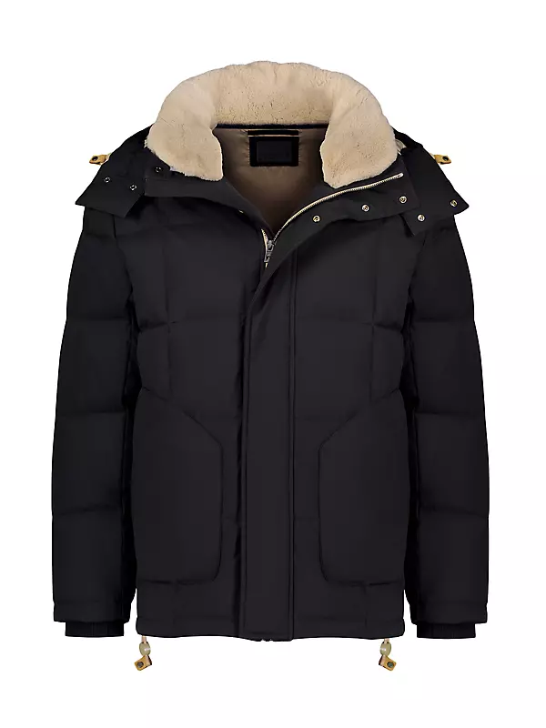 Shop Andrew Marc Gorman Shearling-Lined Puffer
