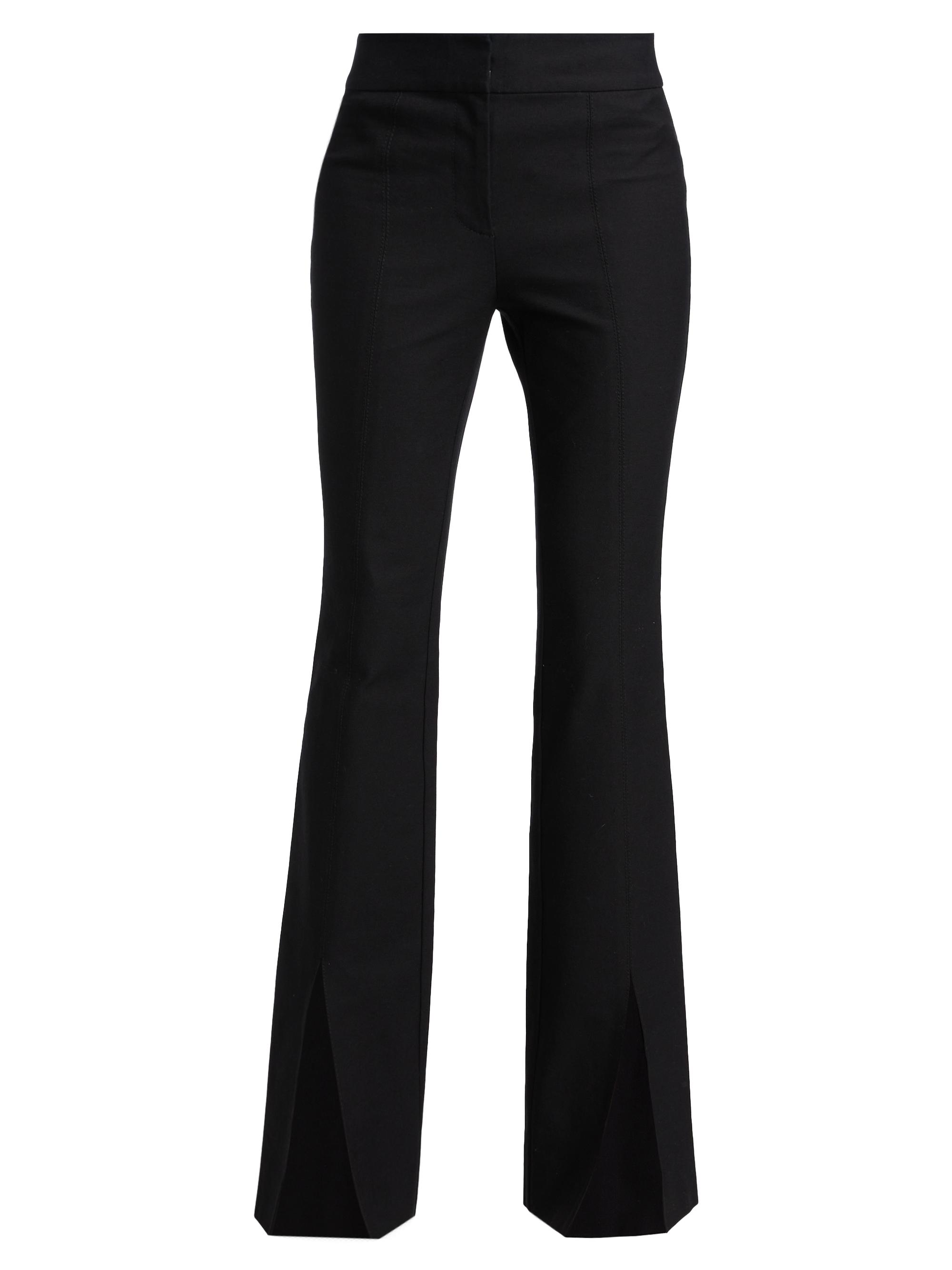 Derek Lam 10 Crosby Maeve Slit-Hem Flare Trousers | Saks Fifth Avenue