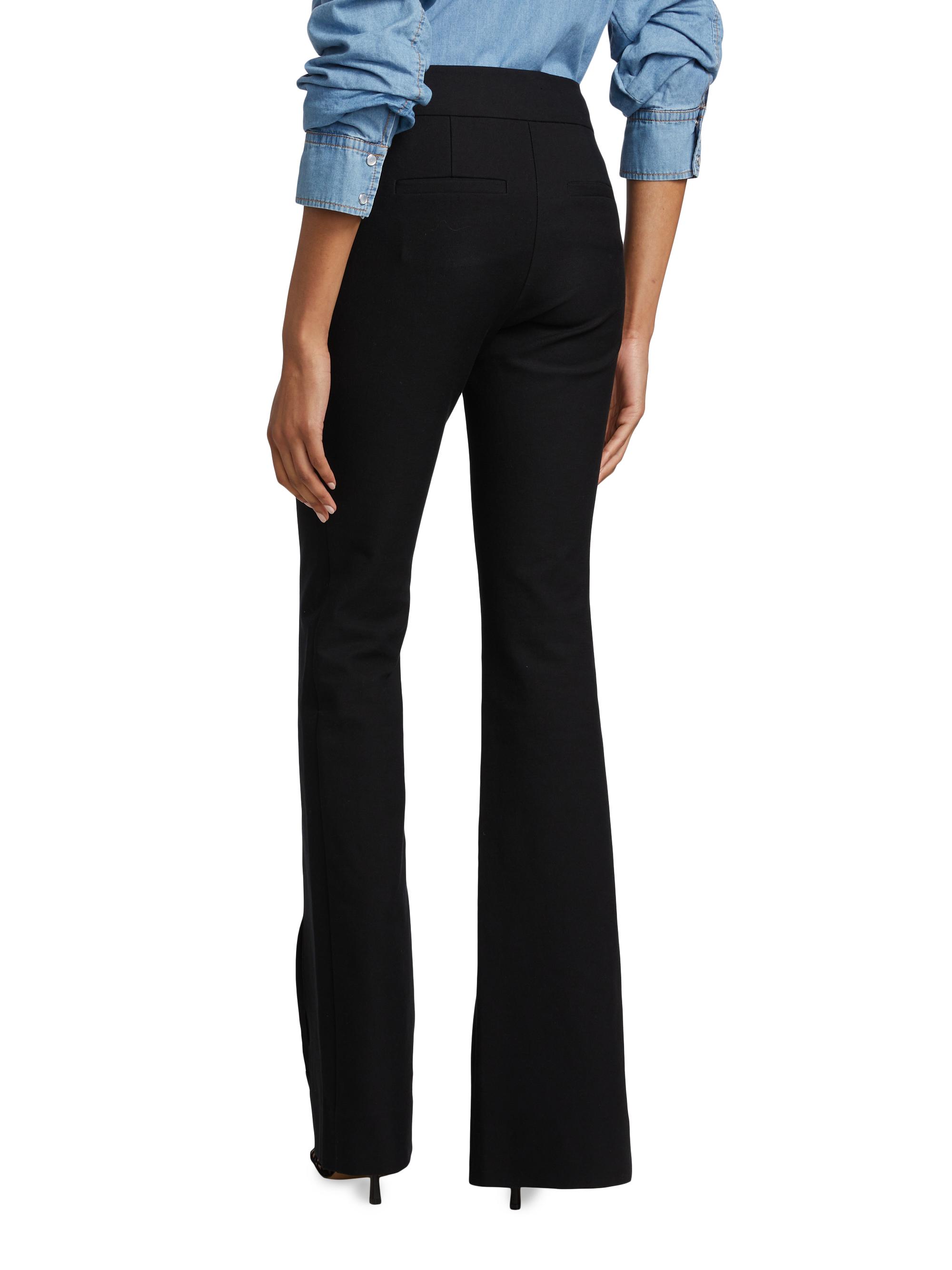 Derek Lam 10 Crosby Maeve Slit-Hem Flare Trousers | Saks Fifth Avenue