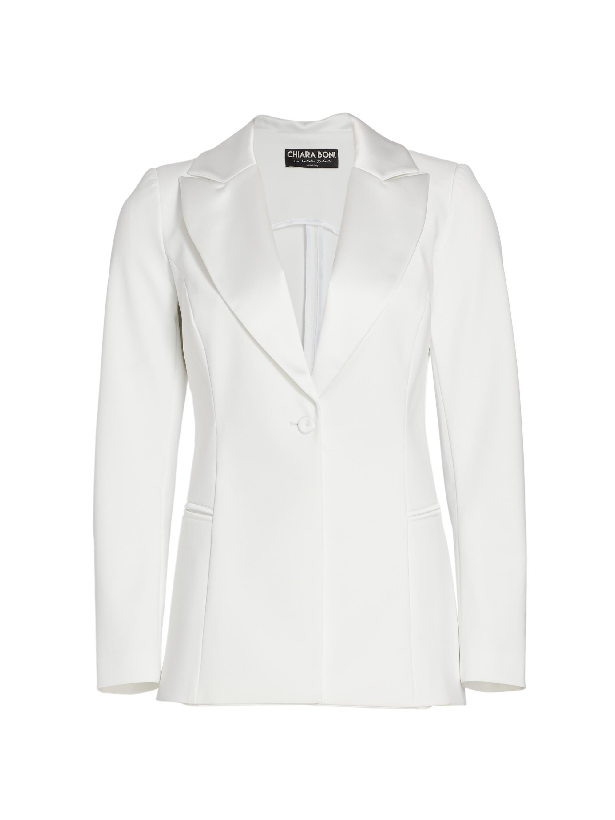 Chiara Boni La Petite Robe Women's Alex Single-Breasted Blazer - White