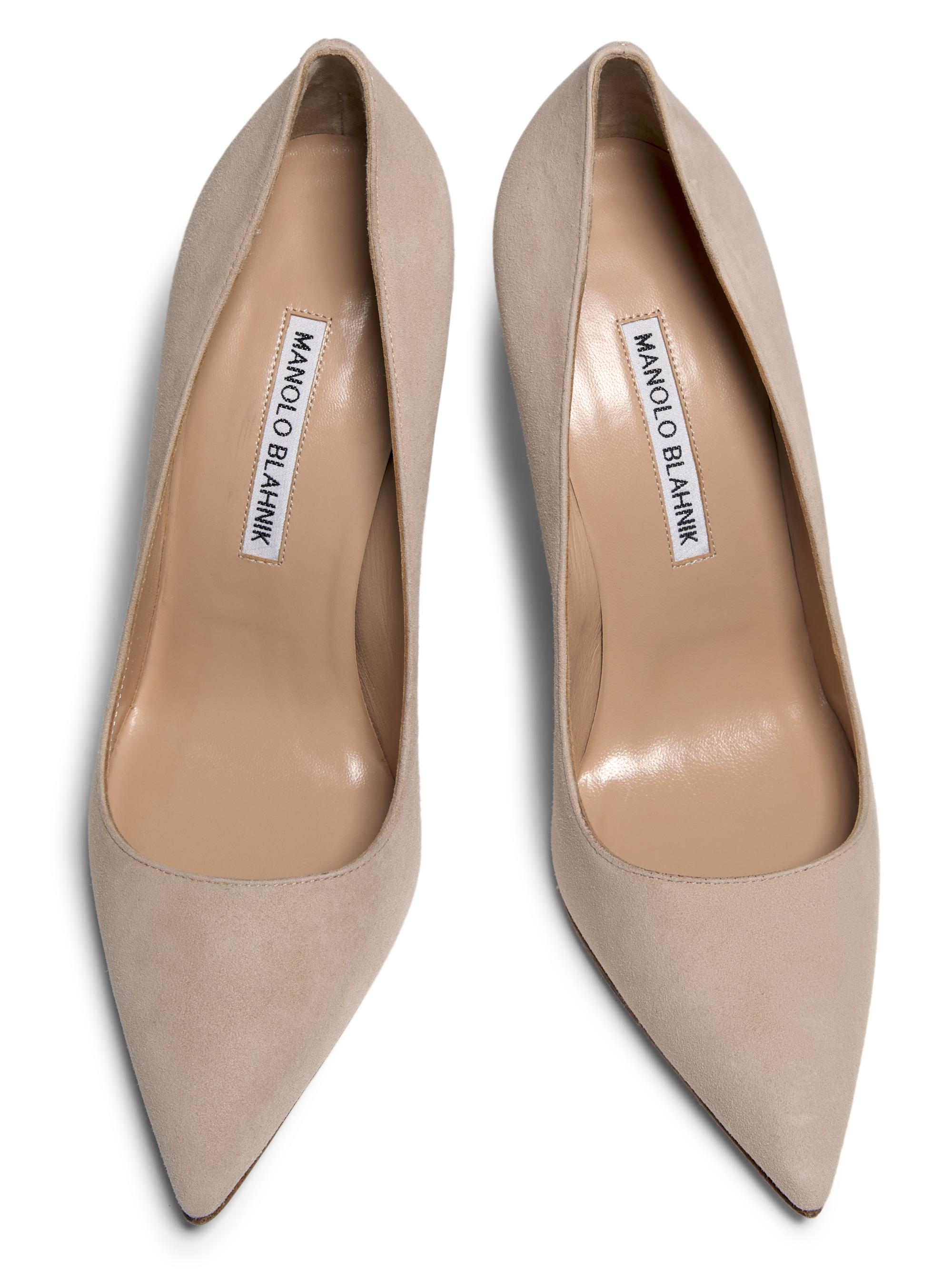 結城 新品MANOLO BLAHNIK ダービー スウェード 27.5 新品MANOLO