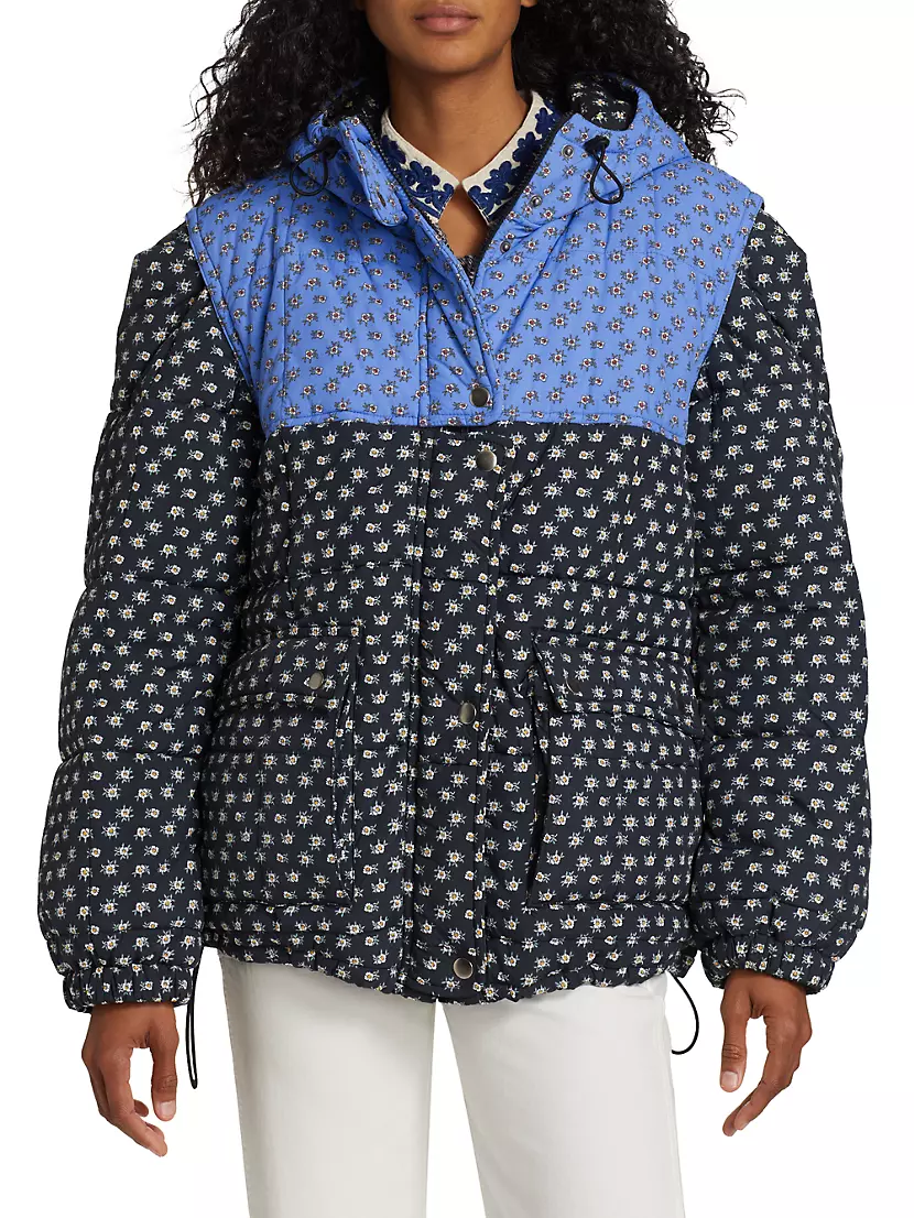 Shop Sea Pascala Printed Puffer Jacket | Saks Fifth Avenue