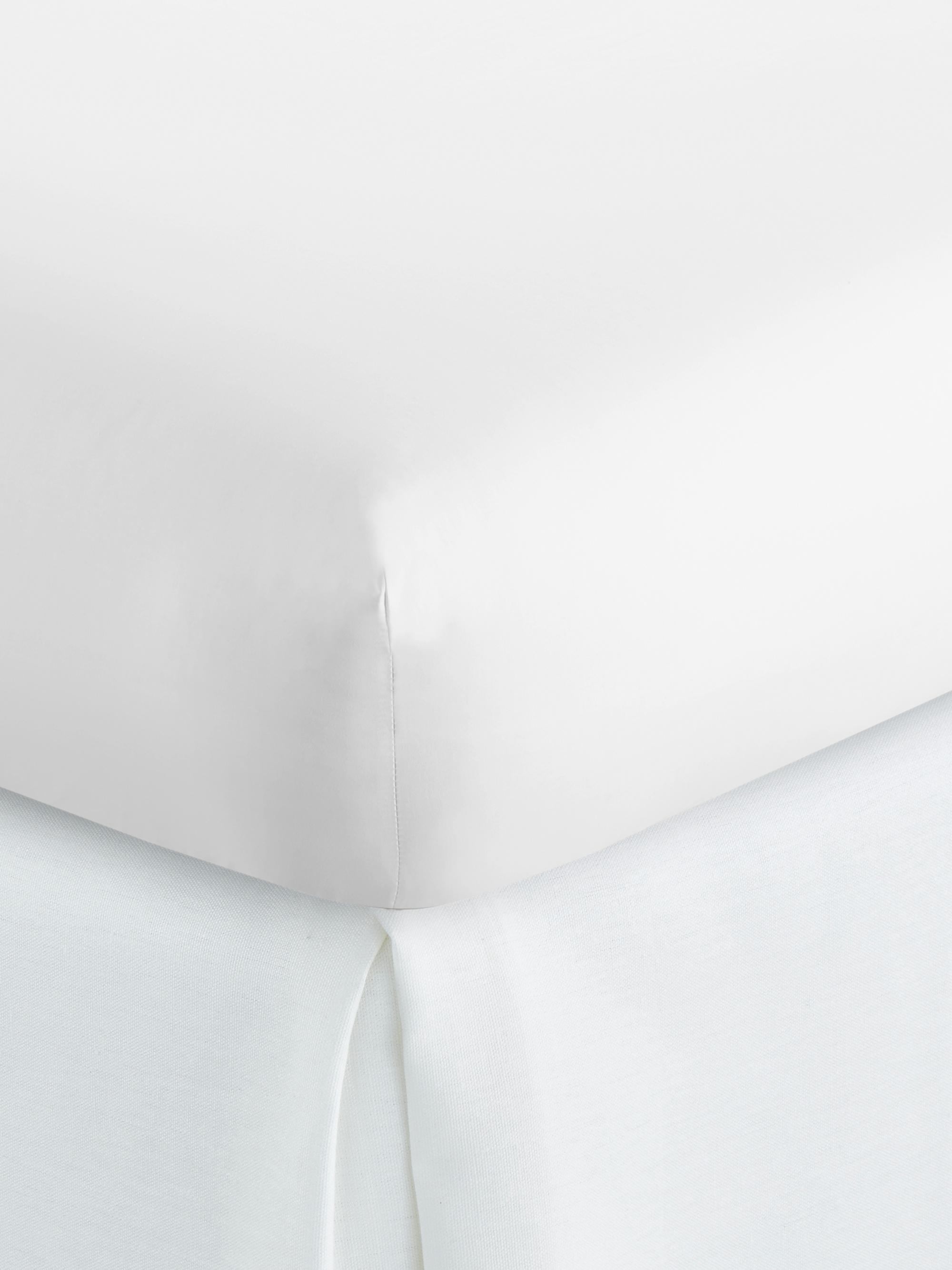 Peacock Alley Nile Egyptian Cotton Fitted Sheet - White King