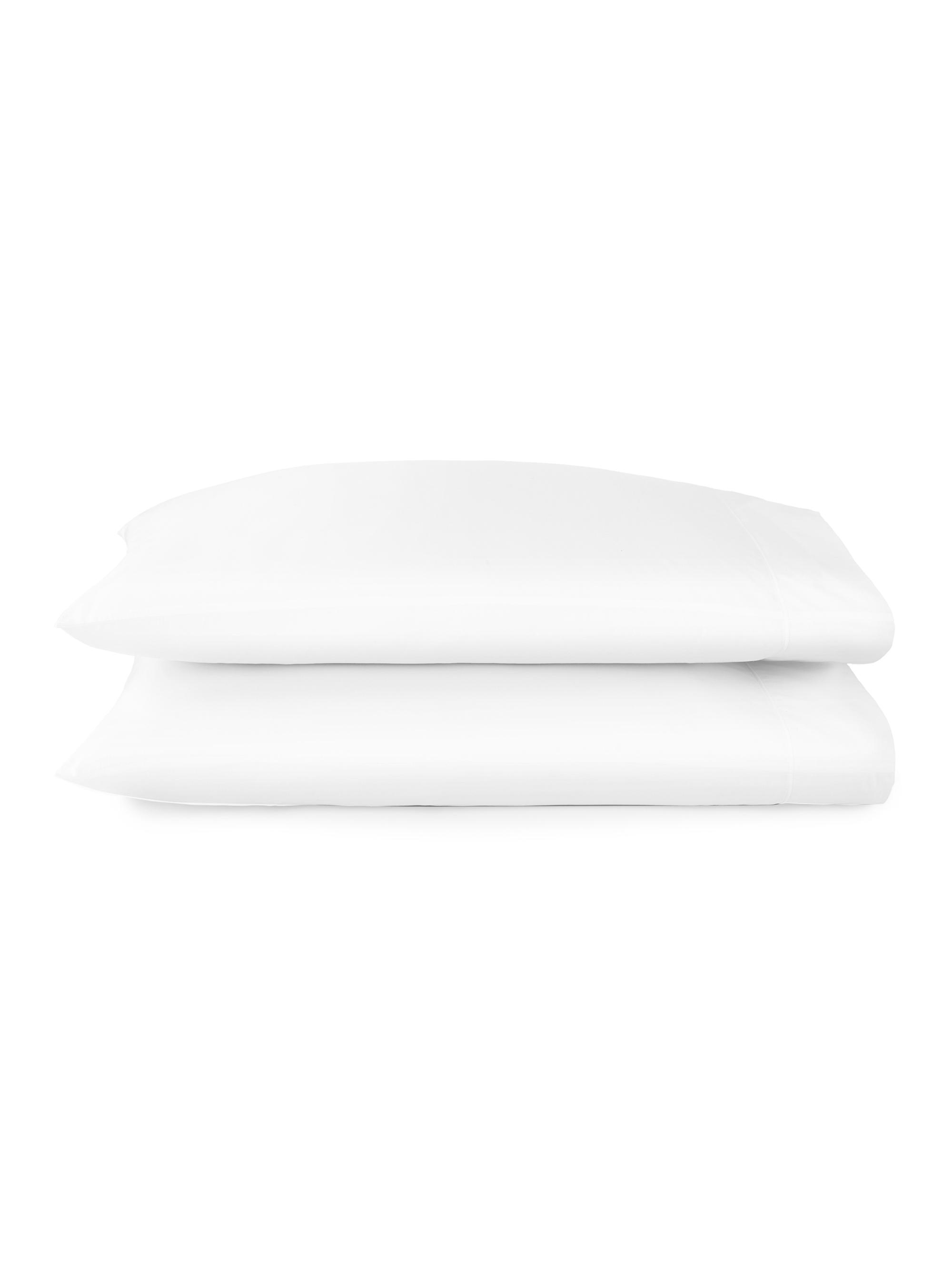 Peacock Alley Nile Egyptian Cotton Pillowcases - White Standard