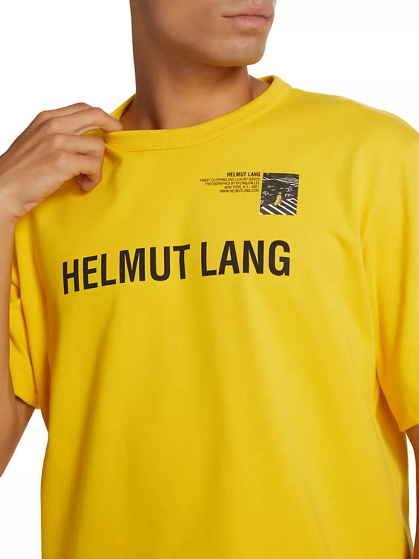 Shop Helmut Lang T-Shirt New Saks Fifth York Avenue Postcard 