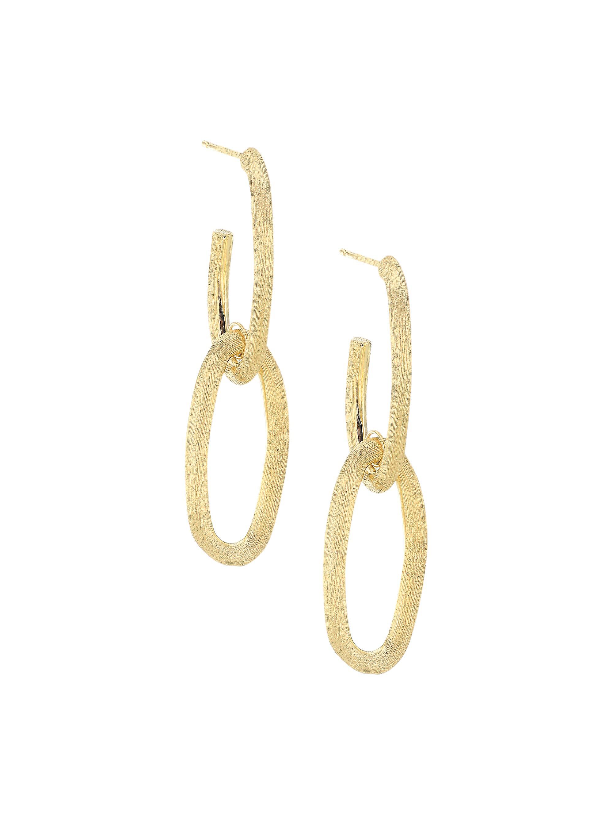 Marco Bicego Women's Jaipur 18K Yellow Gold Oval Double-Link Earrings - Yellow Gold