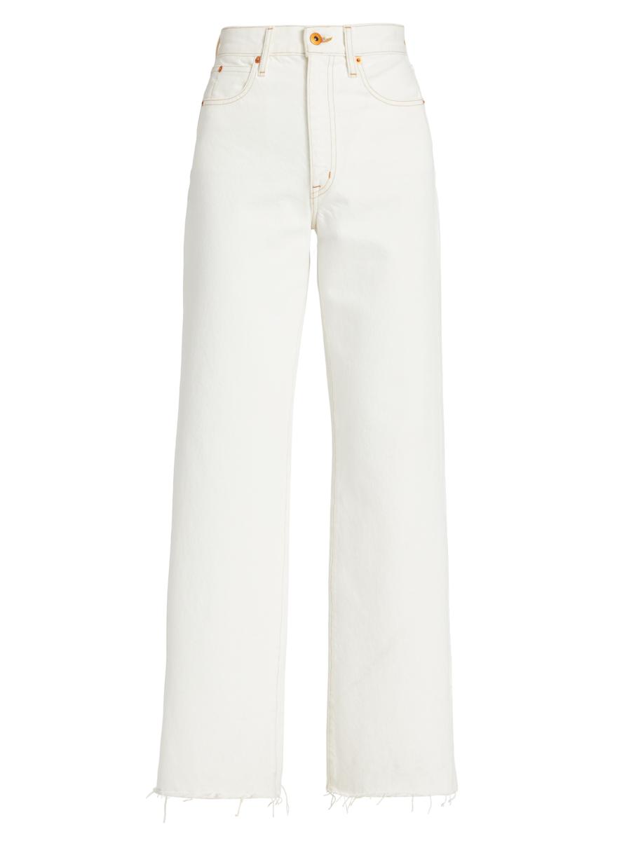 【関税込み】SLVRLAKE ホワイト Grace クロップド ジーンズ SLVRLAKE Grace Jeans | Shopbop