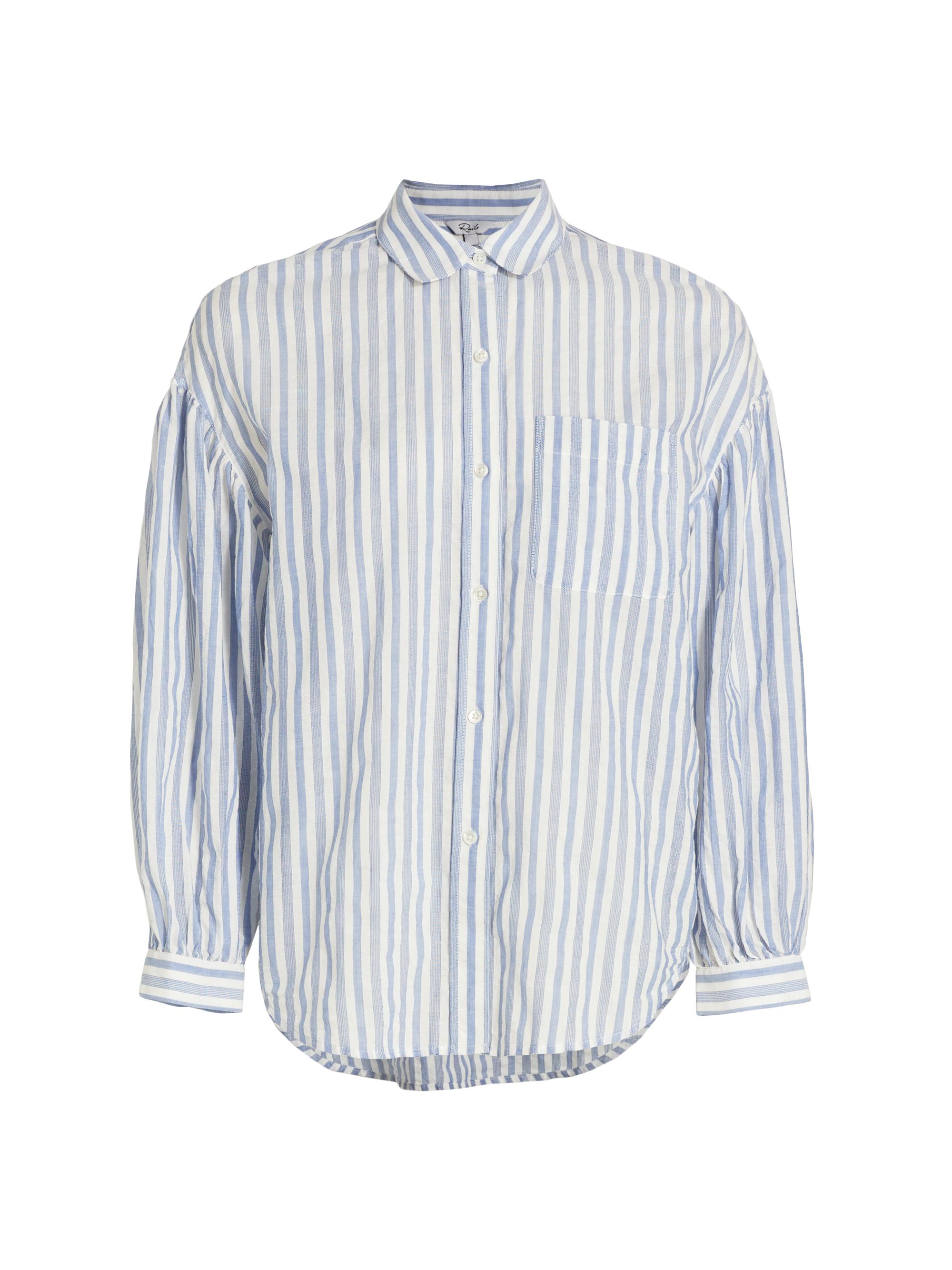 Rails Women's Janae Striped Button-Front Shirt - Lighthouse Stripe