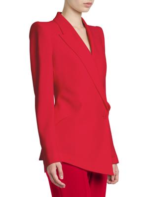 Alexander McQueen single-breasted blazer - Red