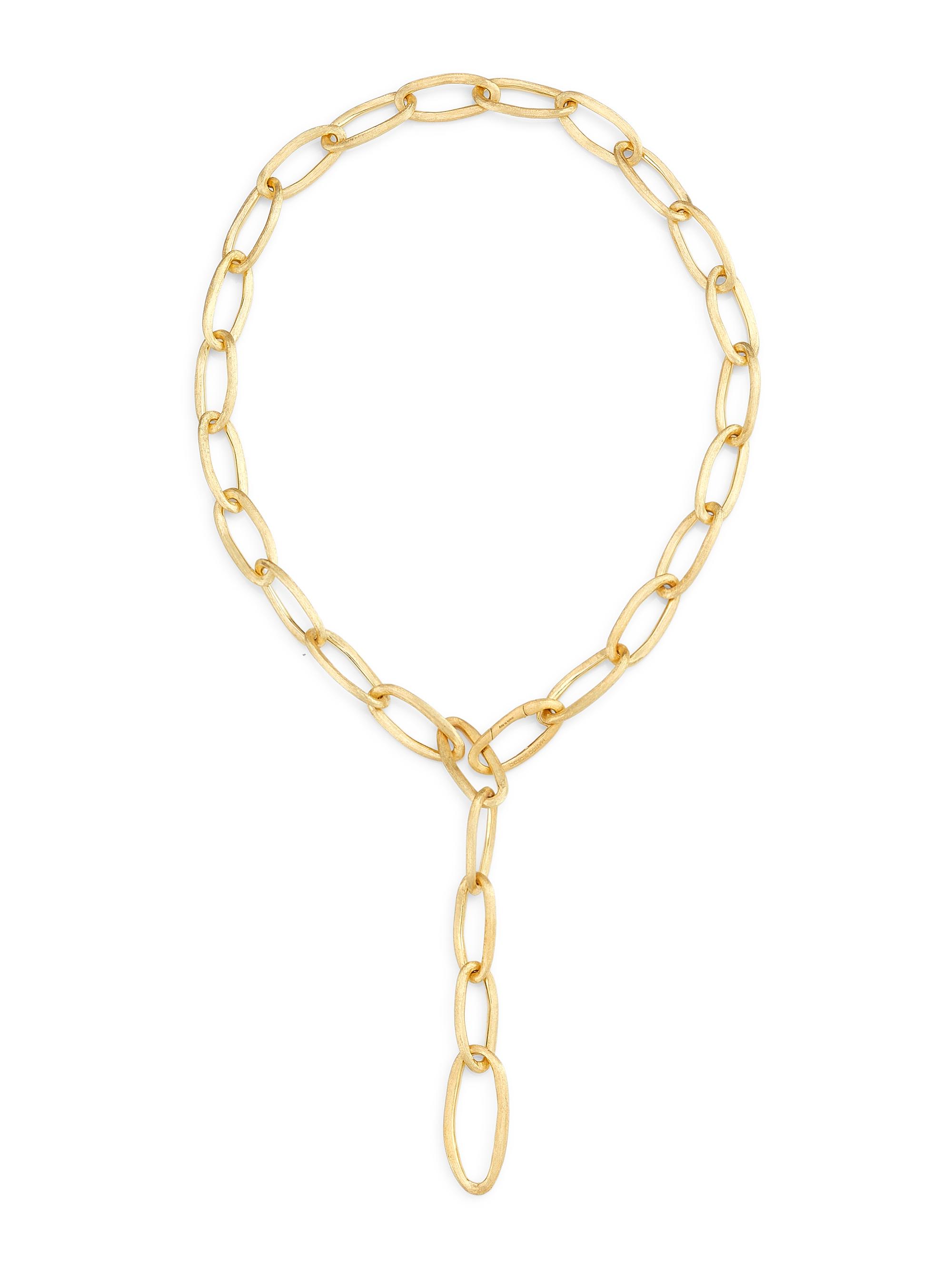 Marco Bicego Women's Jaipur 18K Yellow Gold Convertible Oval-Link Lariat Chain Necklace - Yellow Gold