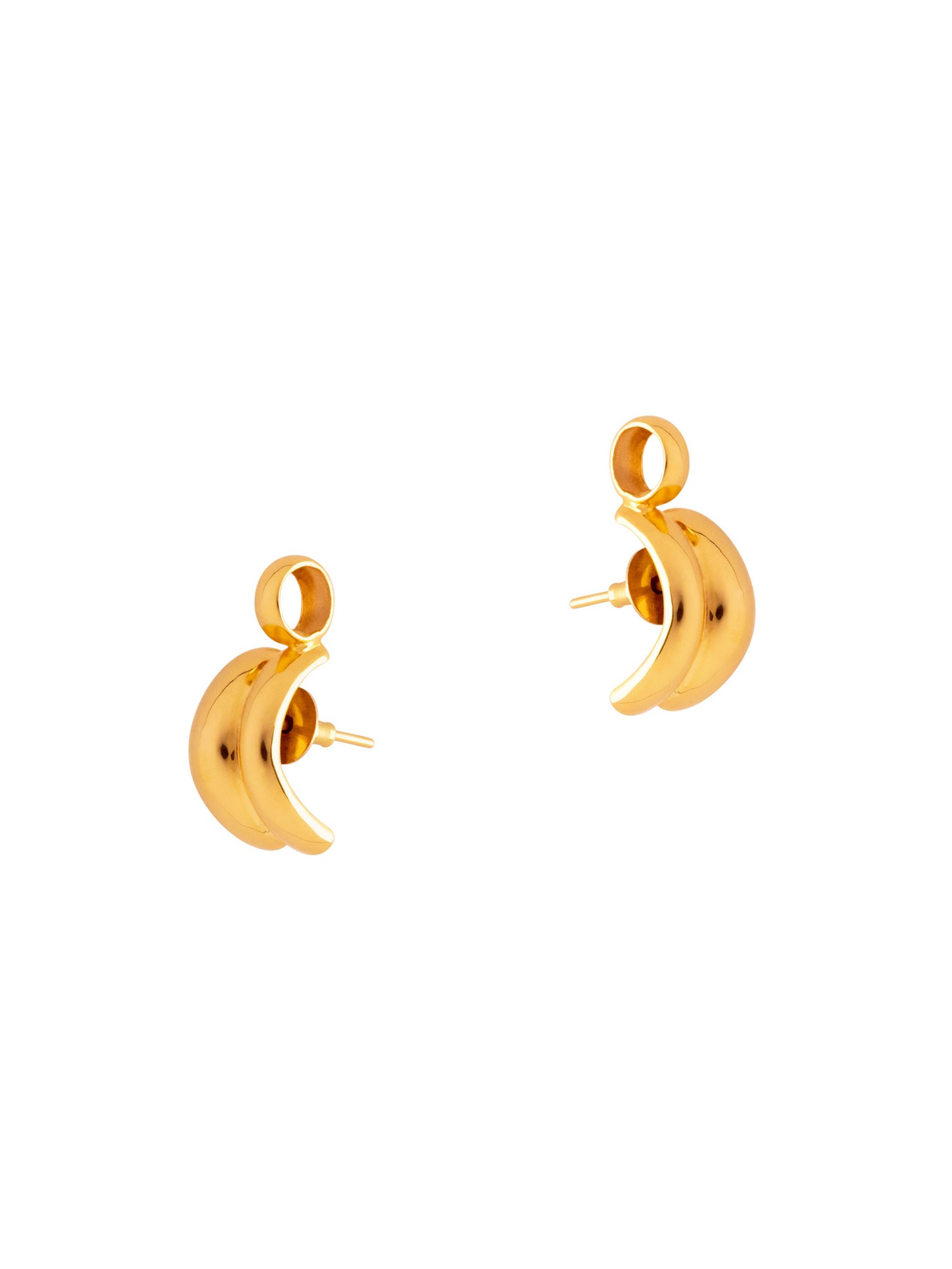 Misho Women's Pods Collection Convertible Pro Pods 22K Gold-Plated Earrings - Yellow Gold
