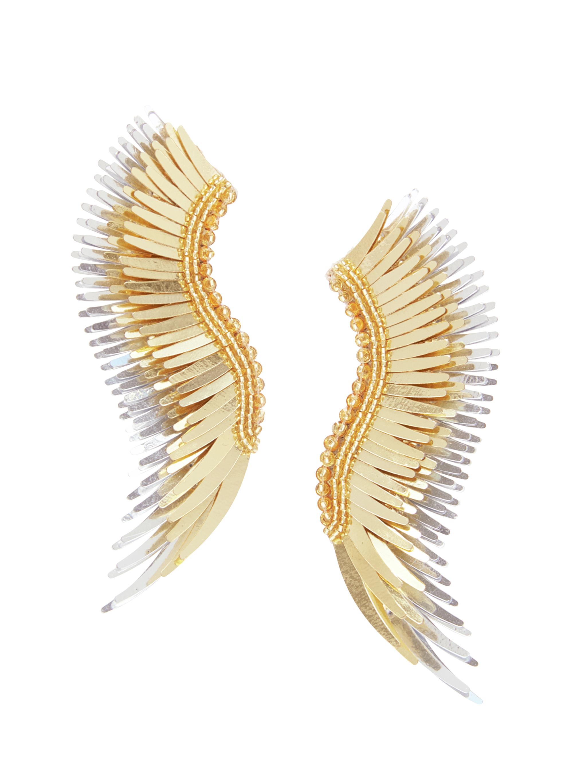 Mignonne Gavigan Women's Madeline Imitation Rhodium-Plated, Sequin & Bead Earrings - Gold