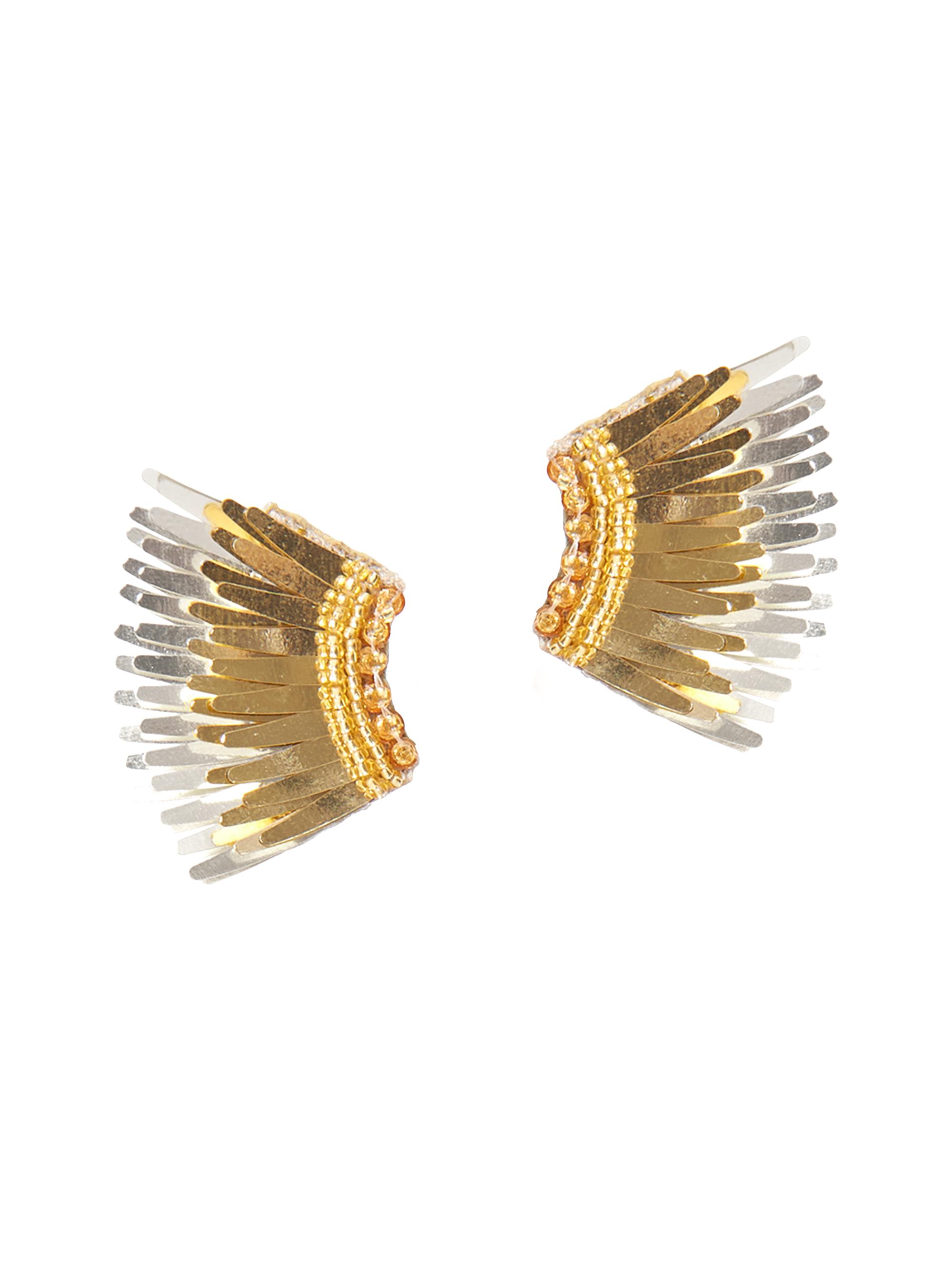 Mignonne Gavigan Women's Mini Madeline Imitation Rhodium-Plated, Sequin & Bead Earrings - Gold