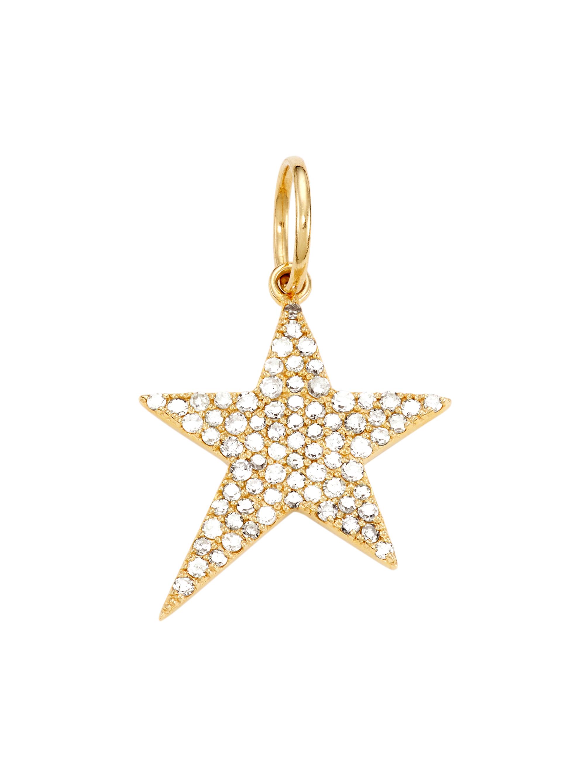 Saks Fifth Avenue Collection Women's Modern Star 14K Yellow Gold & 0.44 TCW Diamonds Charm - Yellow Gold