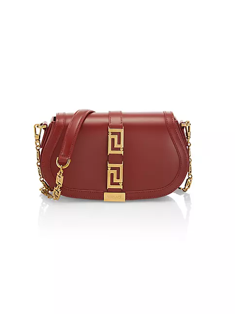 Versace Greca Goddess Small Shoulder Bag - Black 10071291B00V 8054712771668  - Handbags - Jomashop
