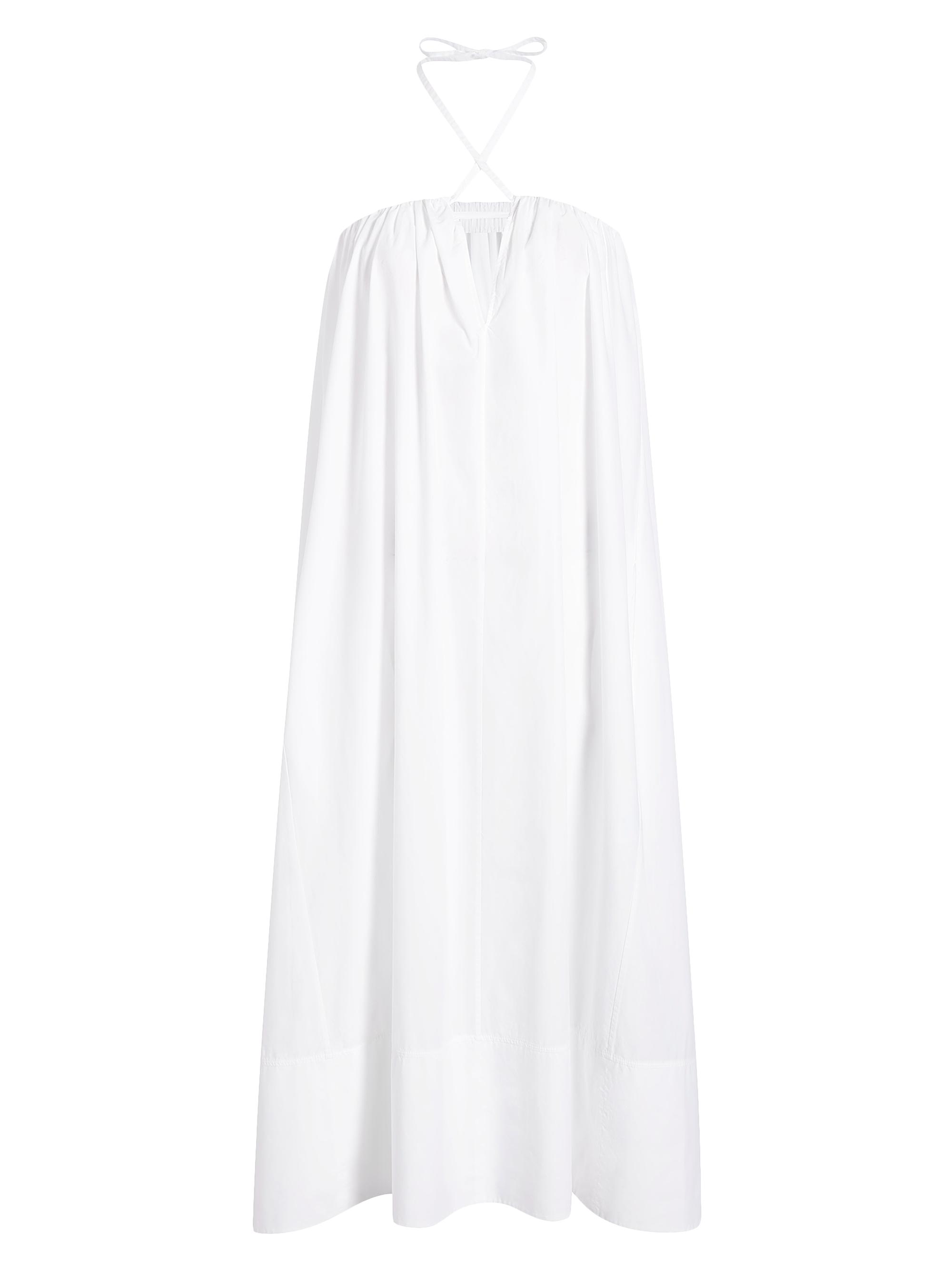 Another Tomorrow Women's Strapless Tie-Front Dress - White