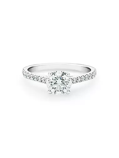 DB Classic Platinum & 1.27 TCW Diamond Engagement Ring