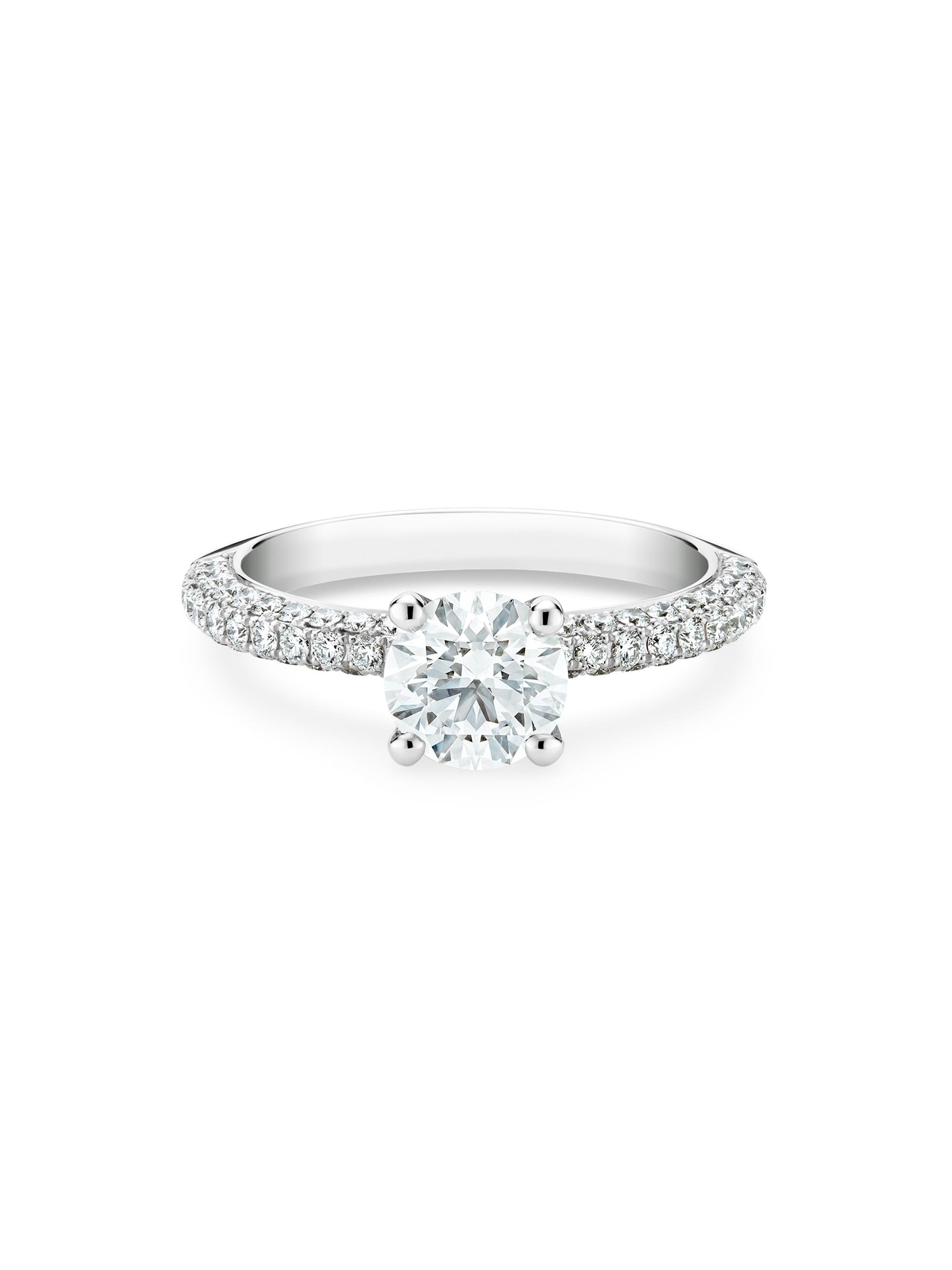 De Beers Jewellers Women's DB Darling Platinum & 1.6 TCW Diamond Engagement Ring - White