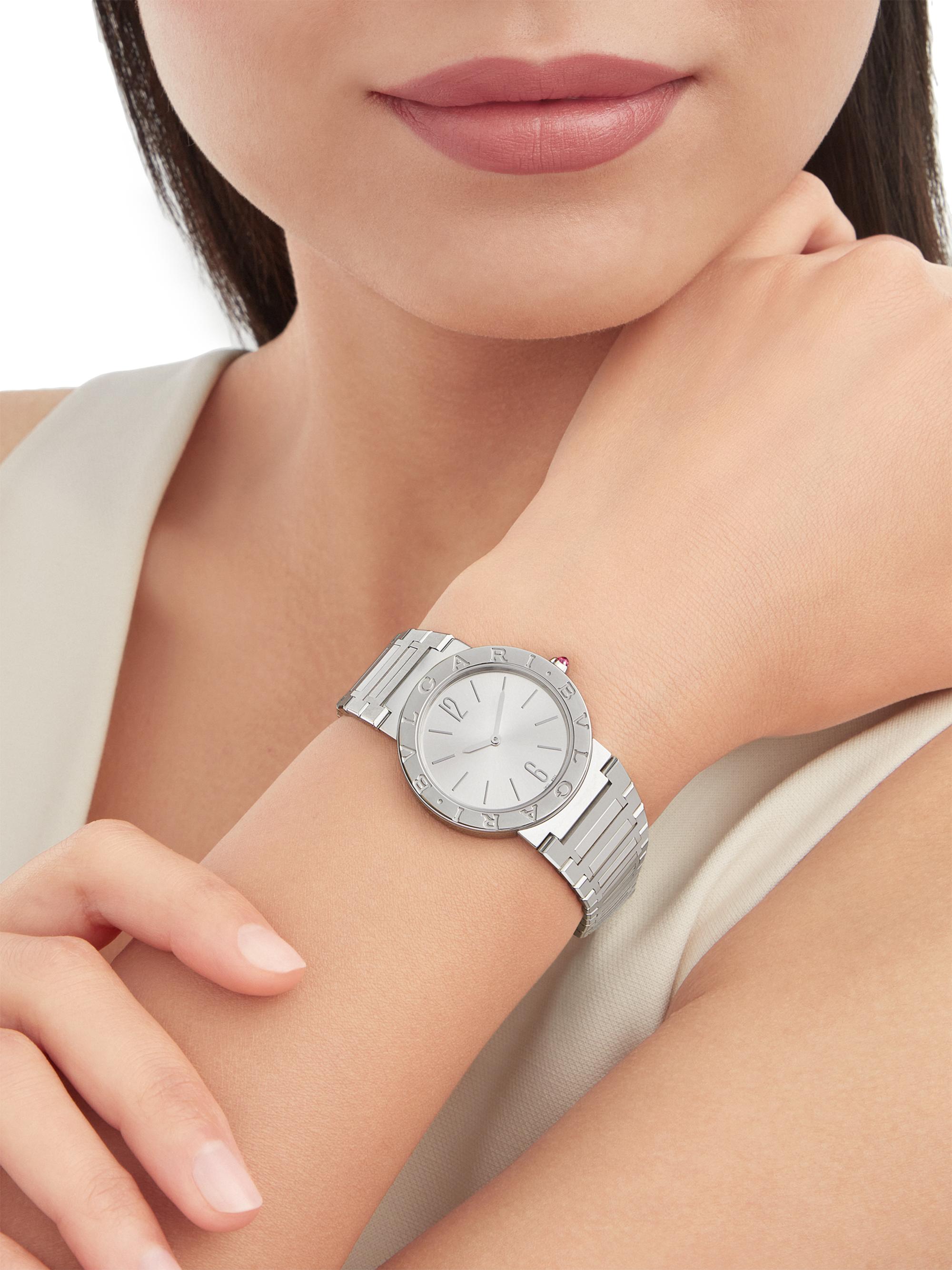 BVLGARI BVLGARI BVLGARI LADY Stainless Steel Medium Bracelet  display picture 2