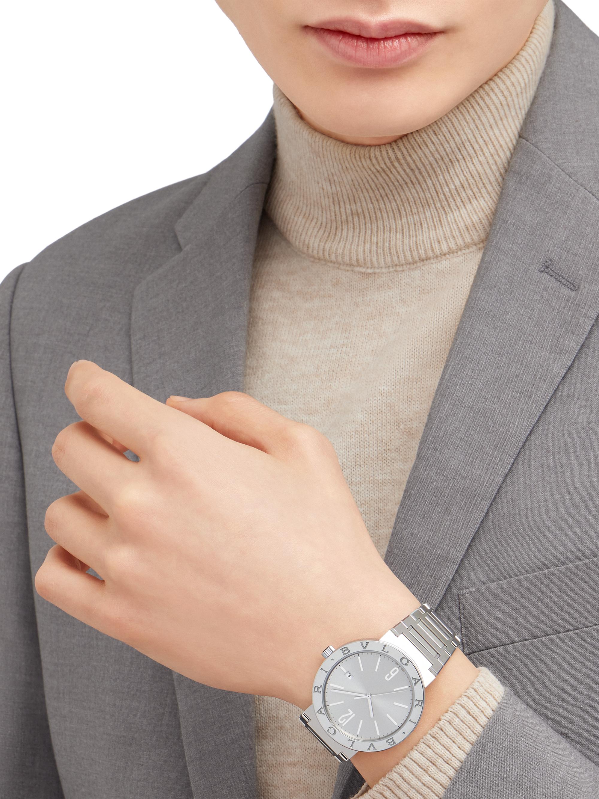 BVLGARI BVLGARI BVLGARI Stainless Steel Logo Bracelet Watch | Saks