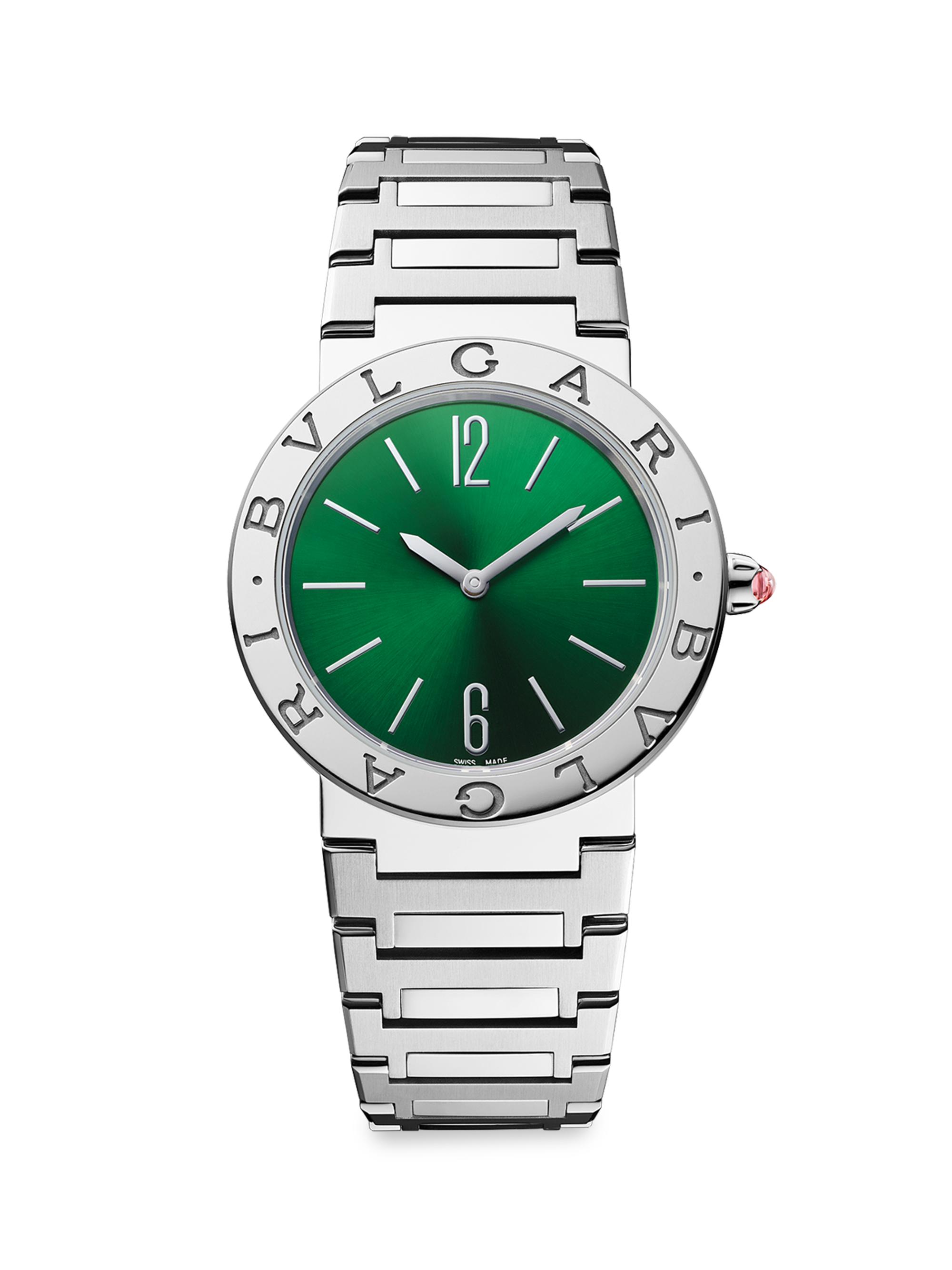 BVLGARI Women's   LADY Stainless Steel Bracelet Watch - Steel